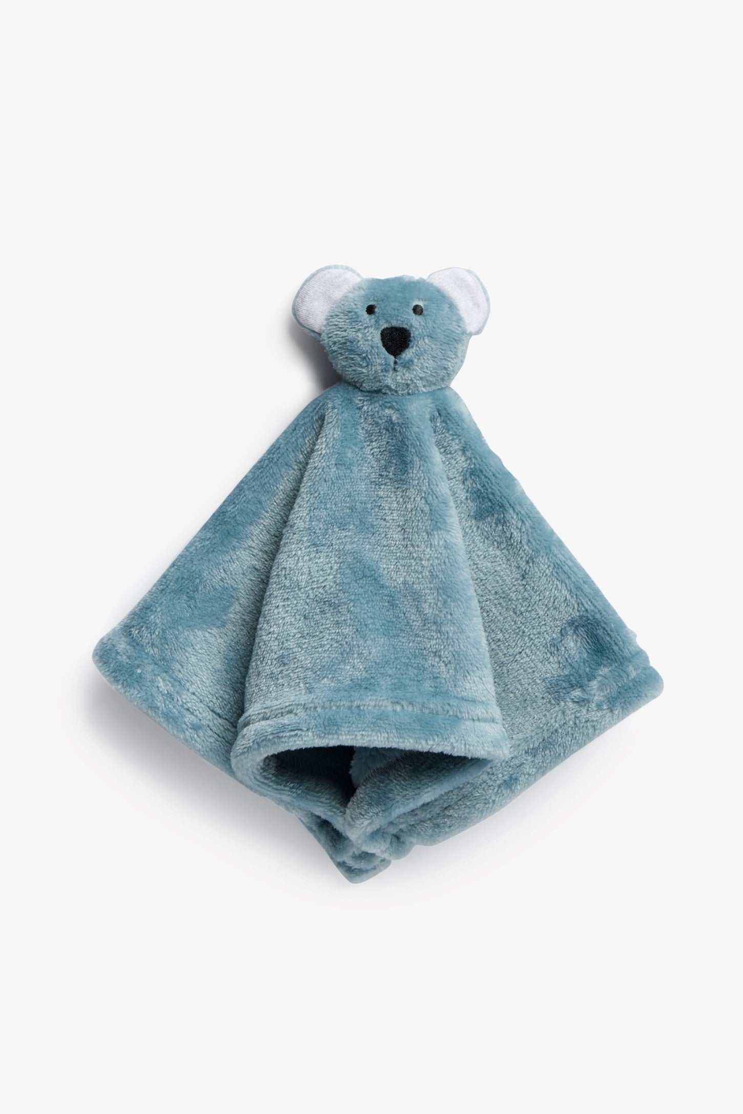 Doudou en peluche à tête d'animal - Bébé && BLEU