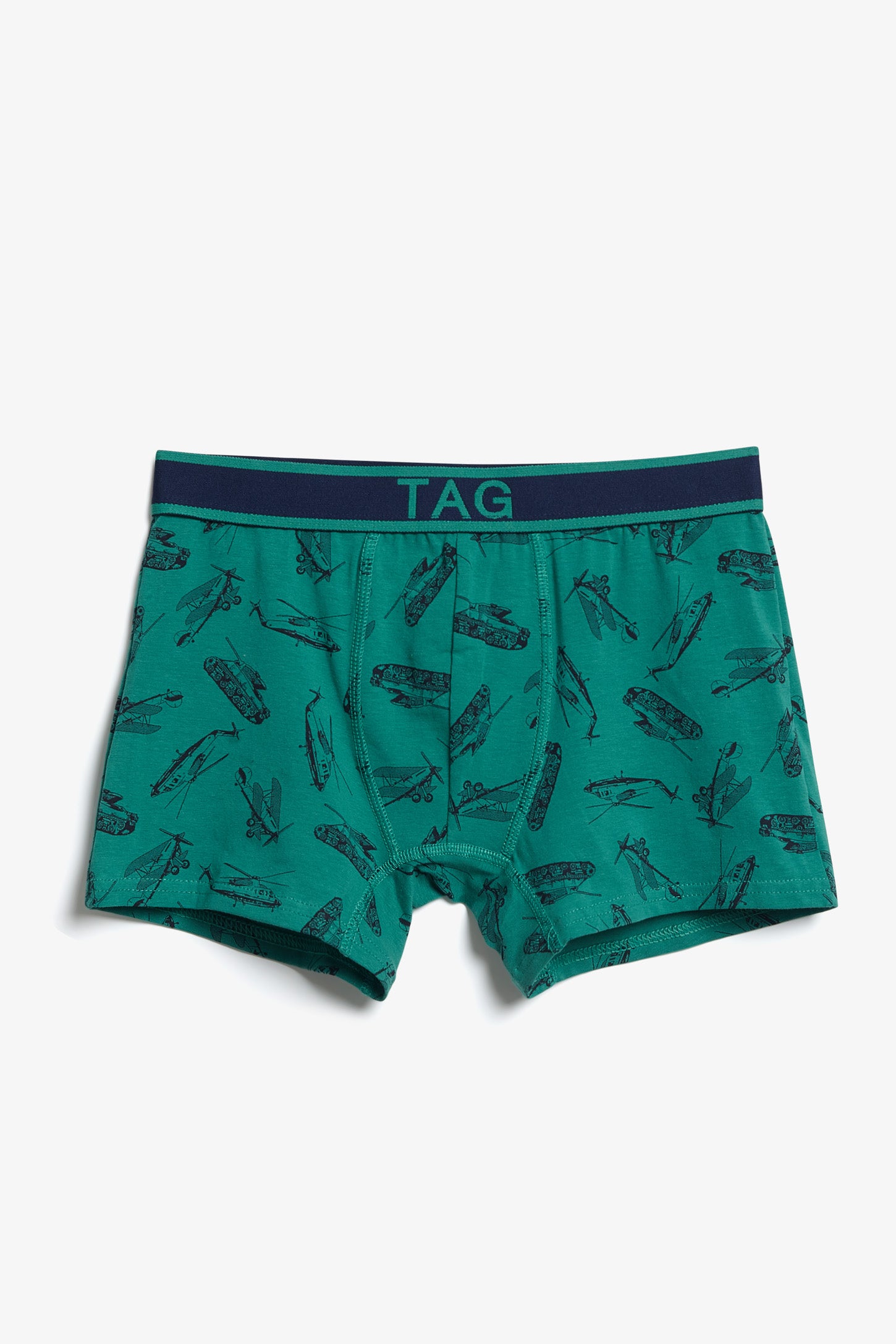 Caleçon long en coton, 3/18$ - Ado garçon && VERT FONCE