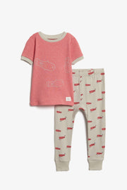 Pyjama 2-pièces en coton bio, 2/30$ - Bébé && ROUGE