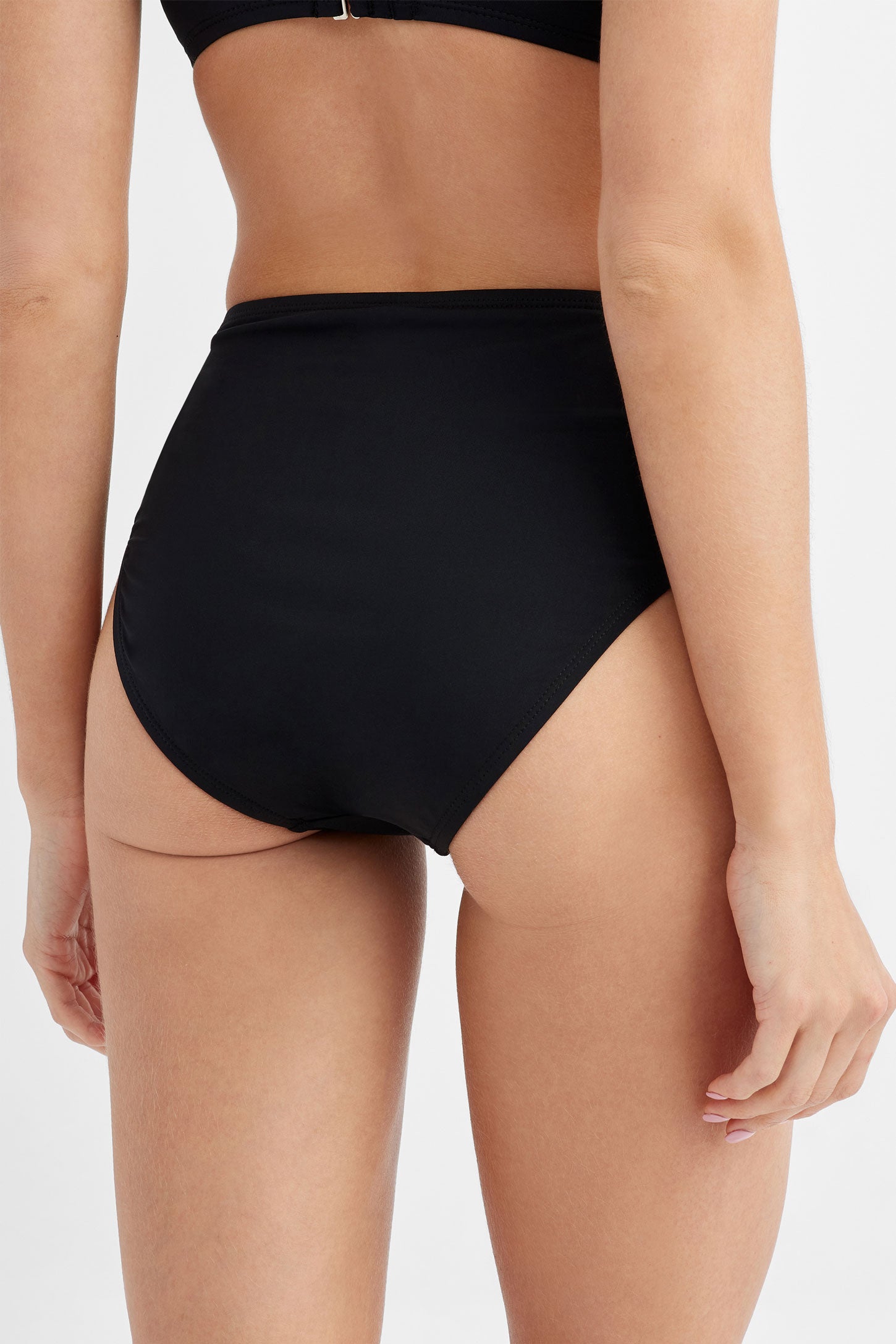 Culotte de maillot taille haute, 2/40$ - Femme && NOIR