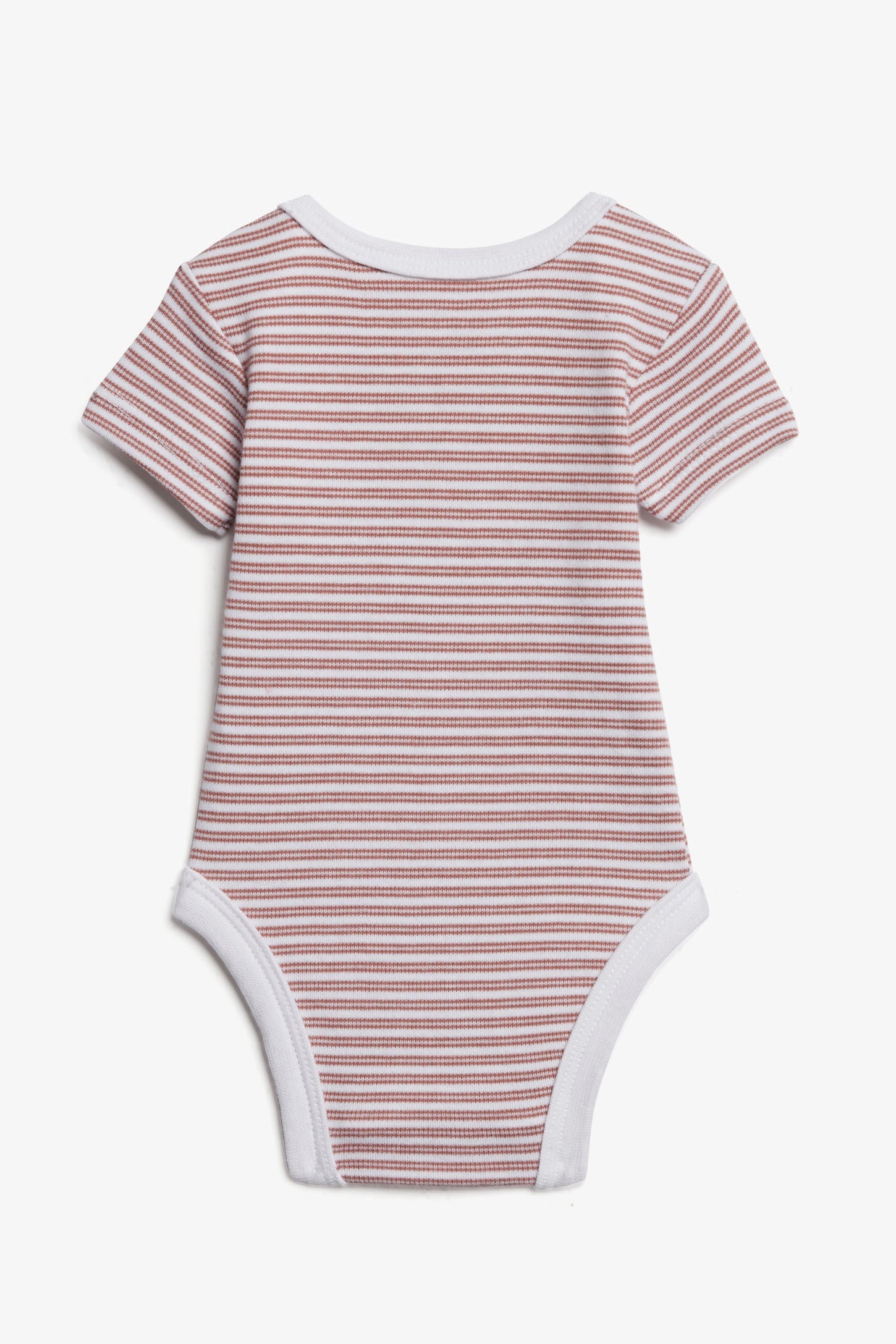 Cache-couche à rayures en coton bio - Bébé && ROUGE/MULTI