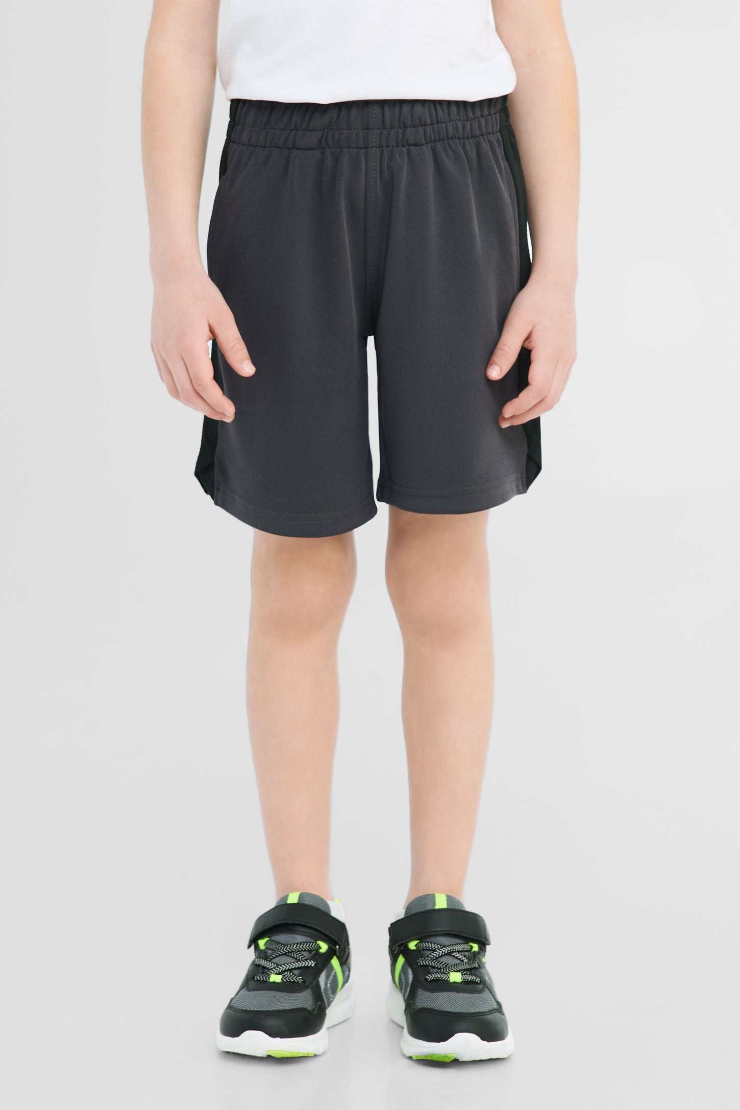 Short sportif - Enfant garçon && CHARBON