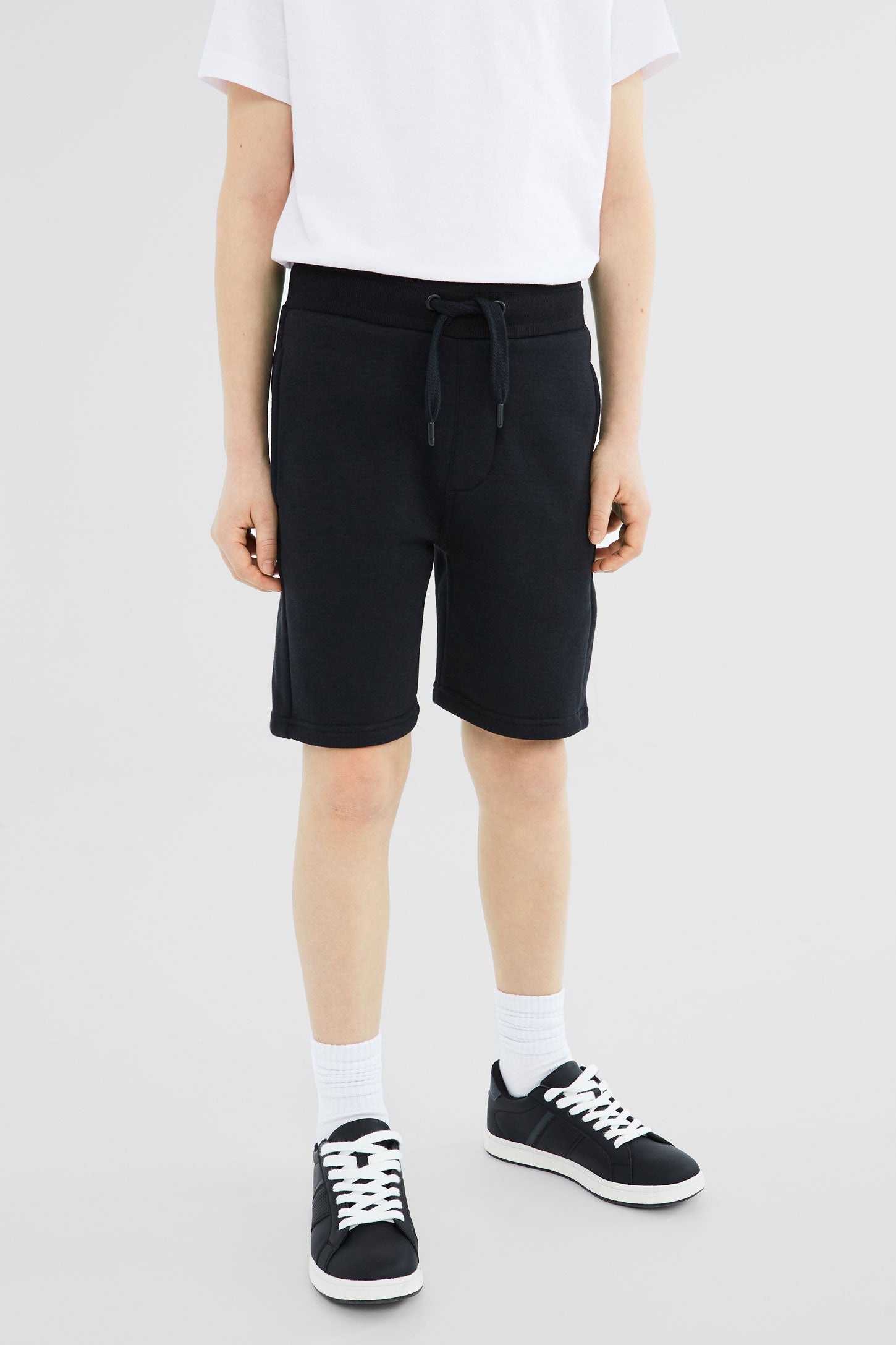 Short en molleton - Ado garçon && NOIR