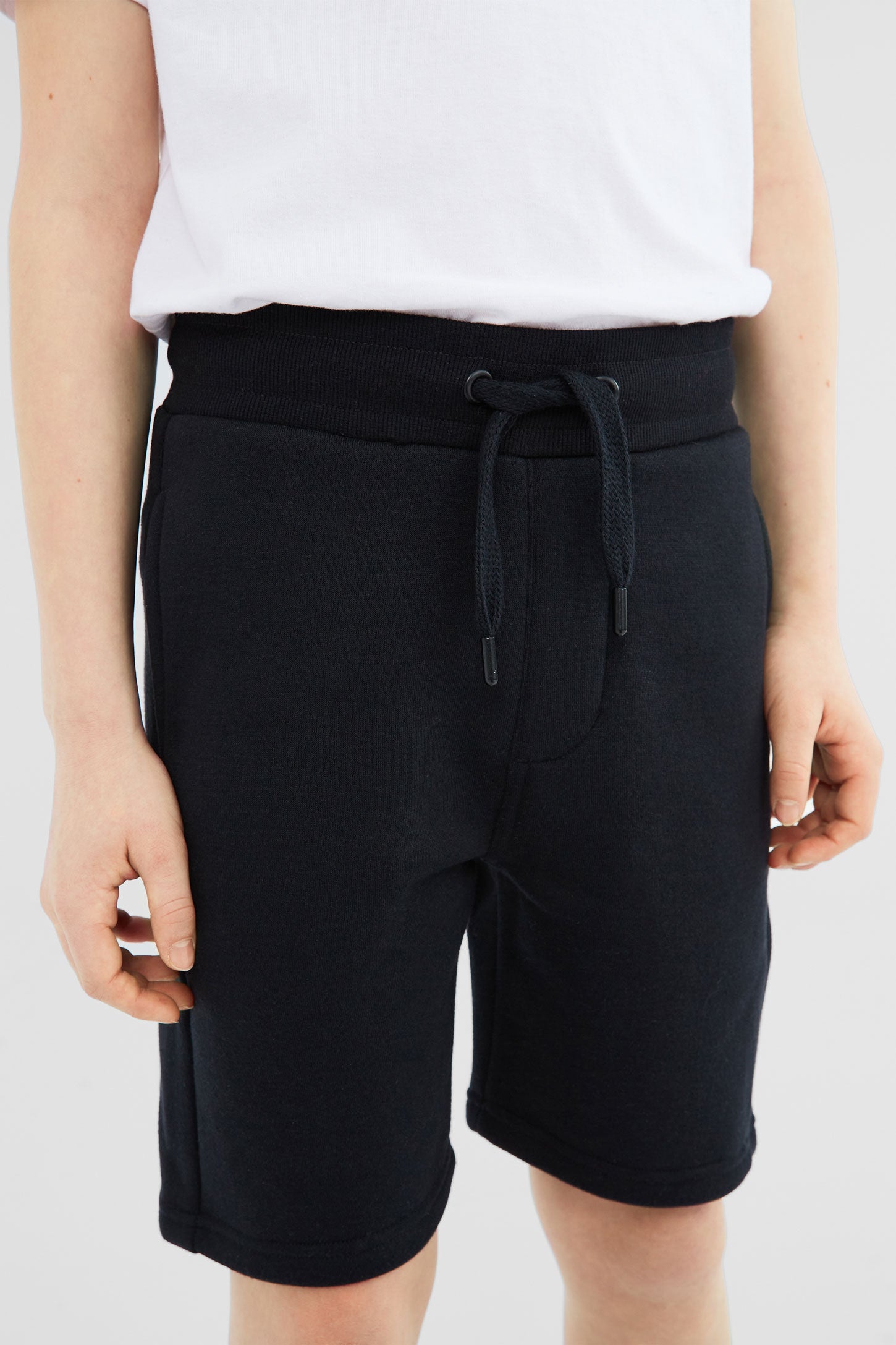 Short en molleton - Ado garçon && NOIR