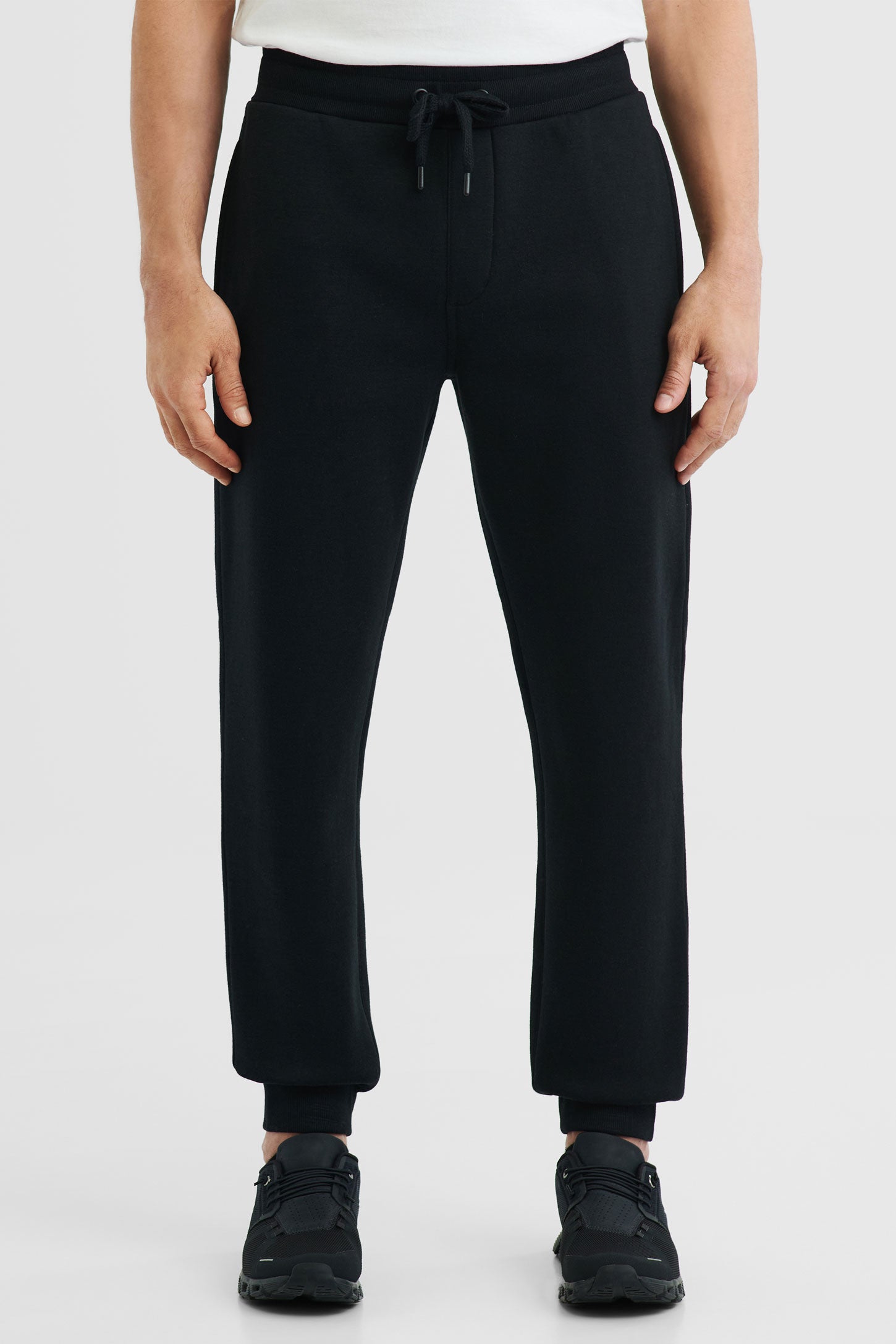 Pantalon jogger en molleton - Homme && NOIR