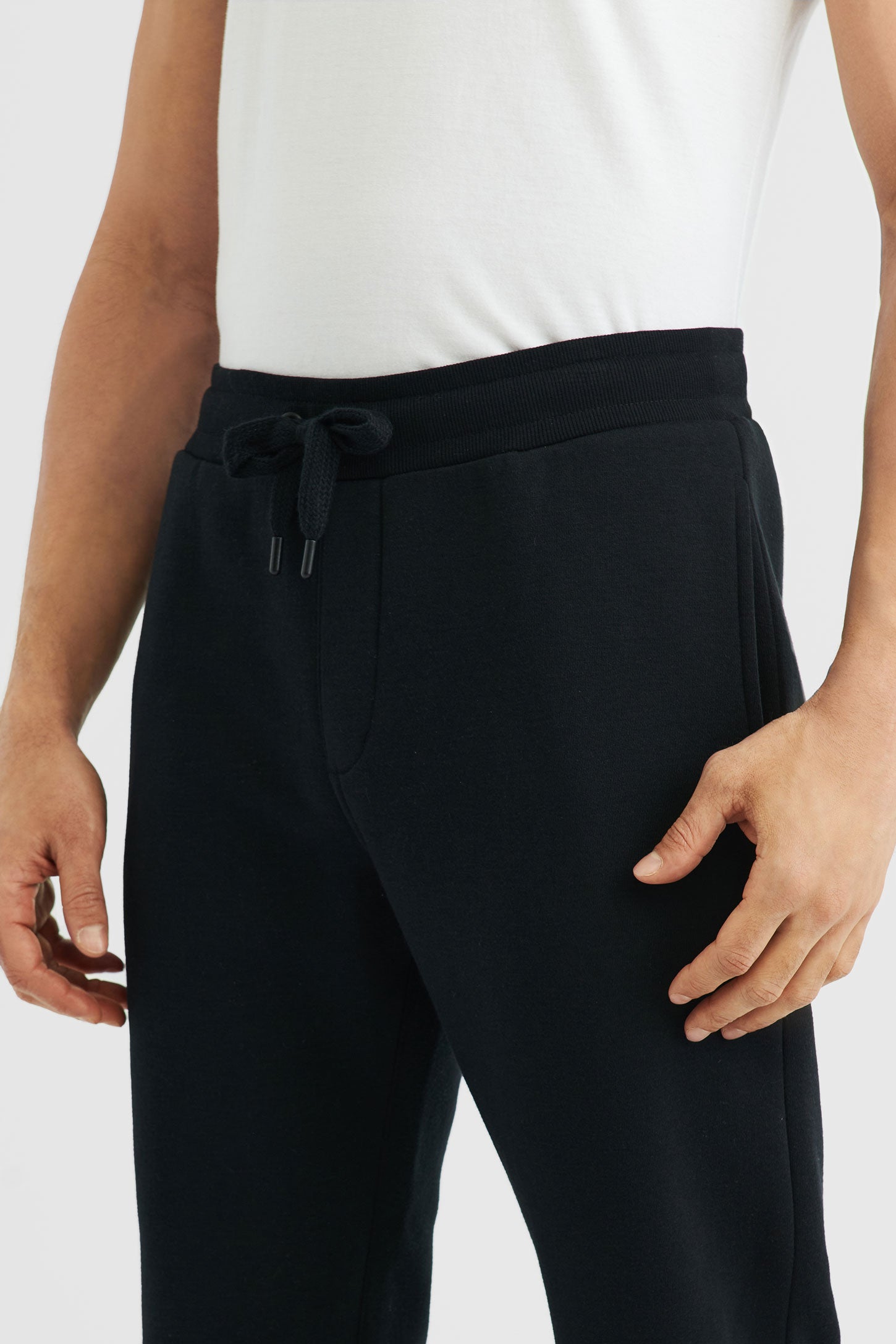 Pantalon jogger en molleton - Homme && NOIR