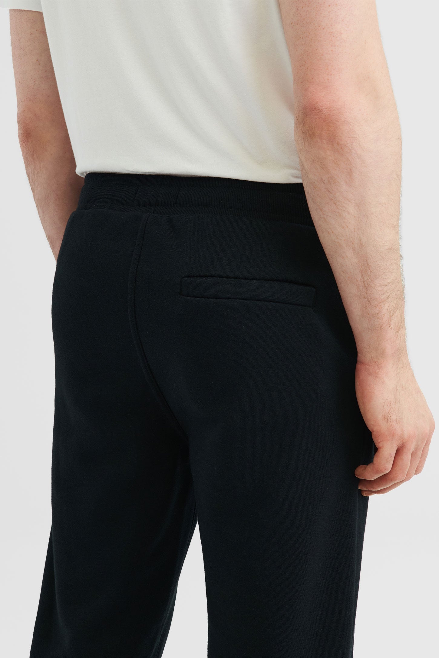 Pantalon jogger à jambe droite - Homme && NOIR