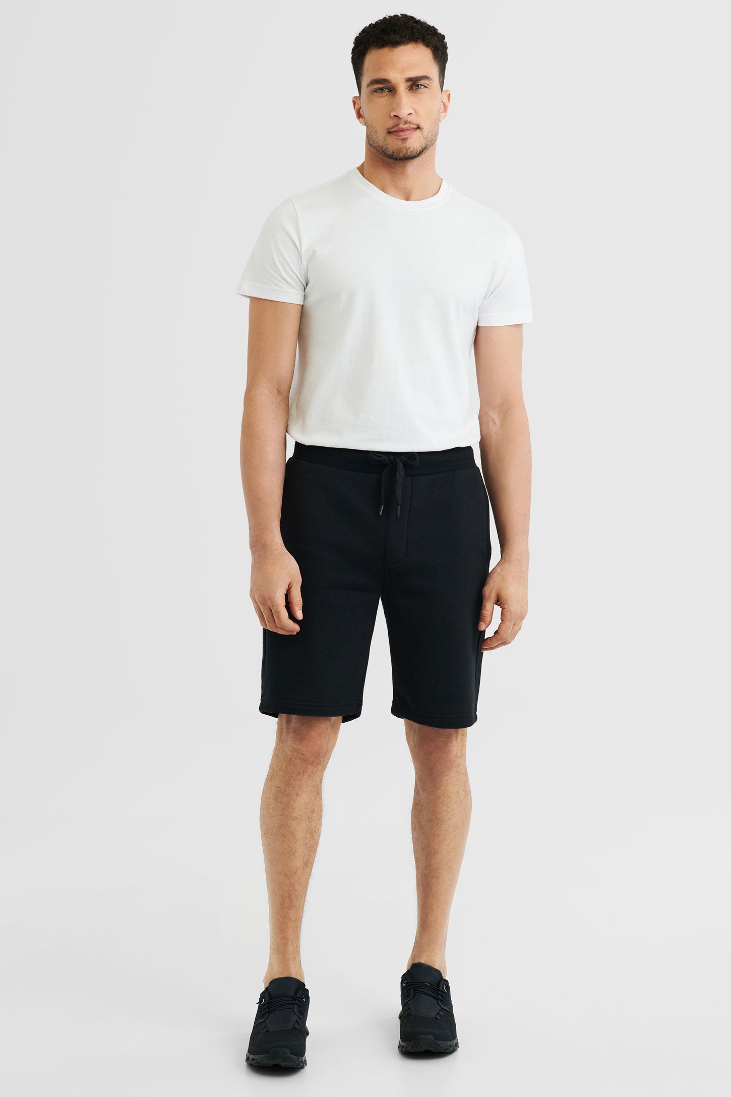 Short en molleton - Homme && NOIR