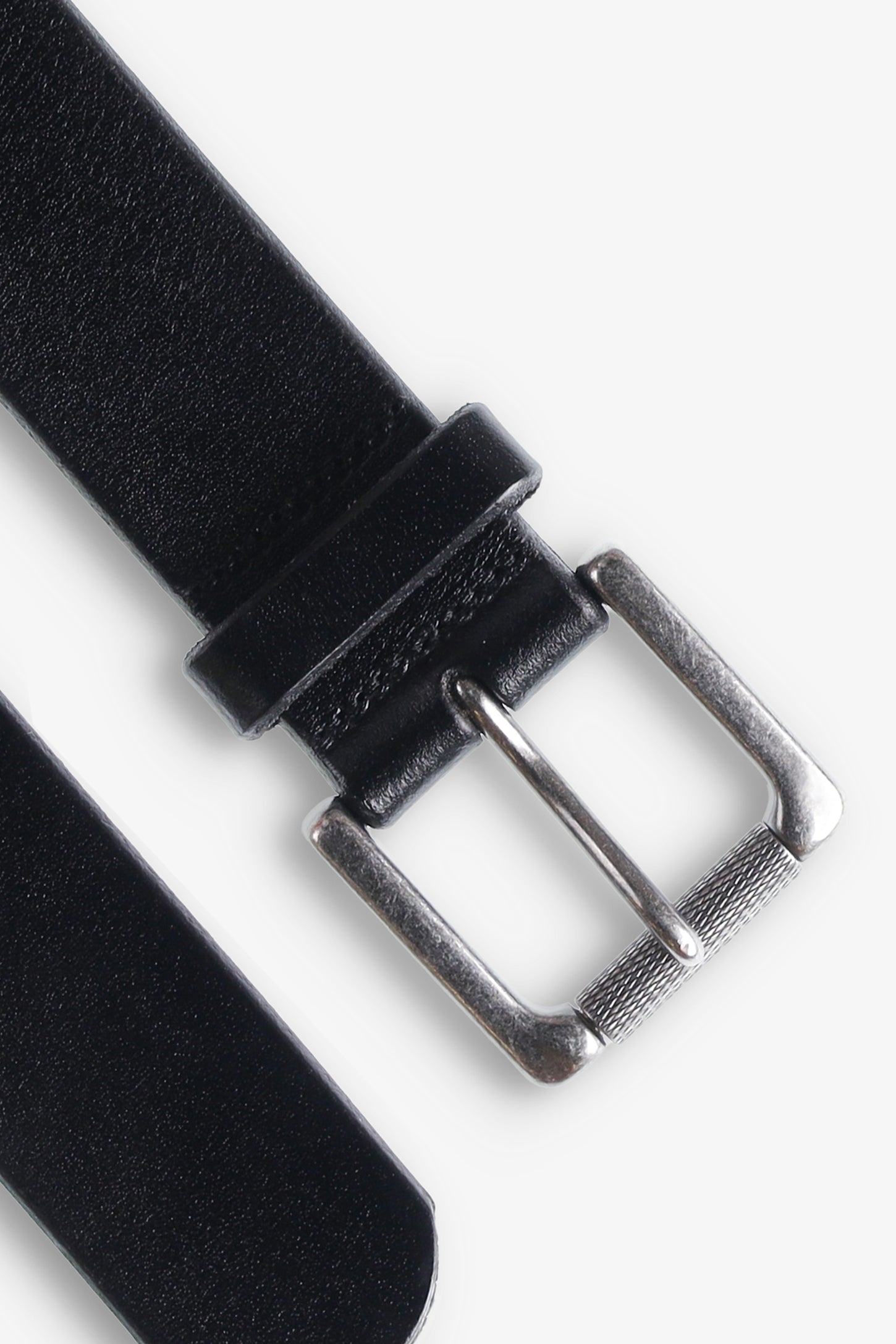 Ceinture cuir véritable - Homme && NOIR