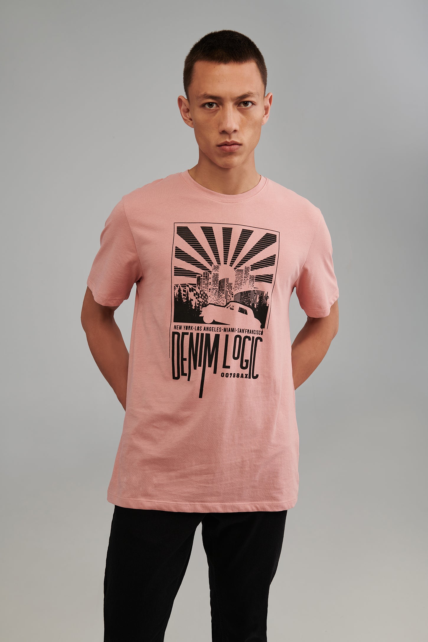 T-shirt imprimé en coton bio - Homme && GUN N ROSES