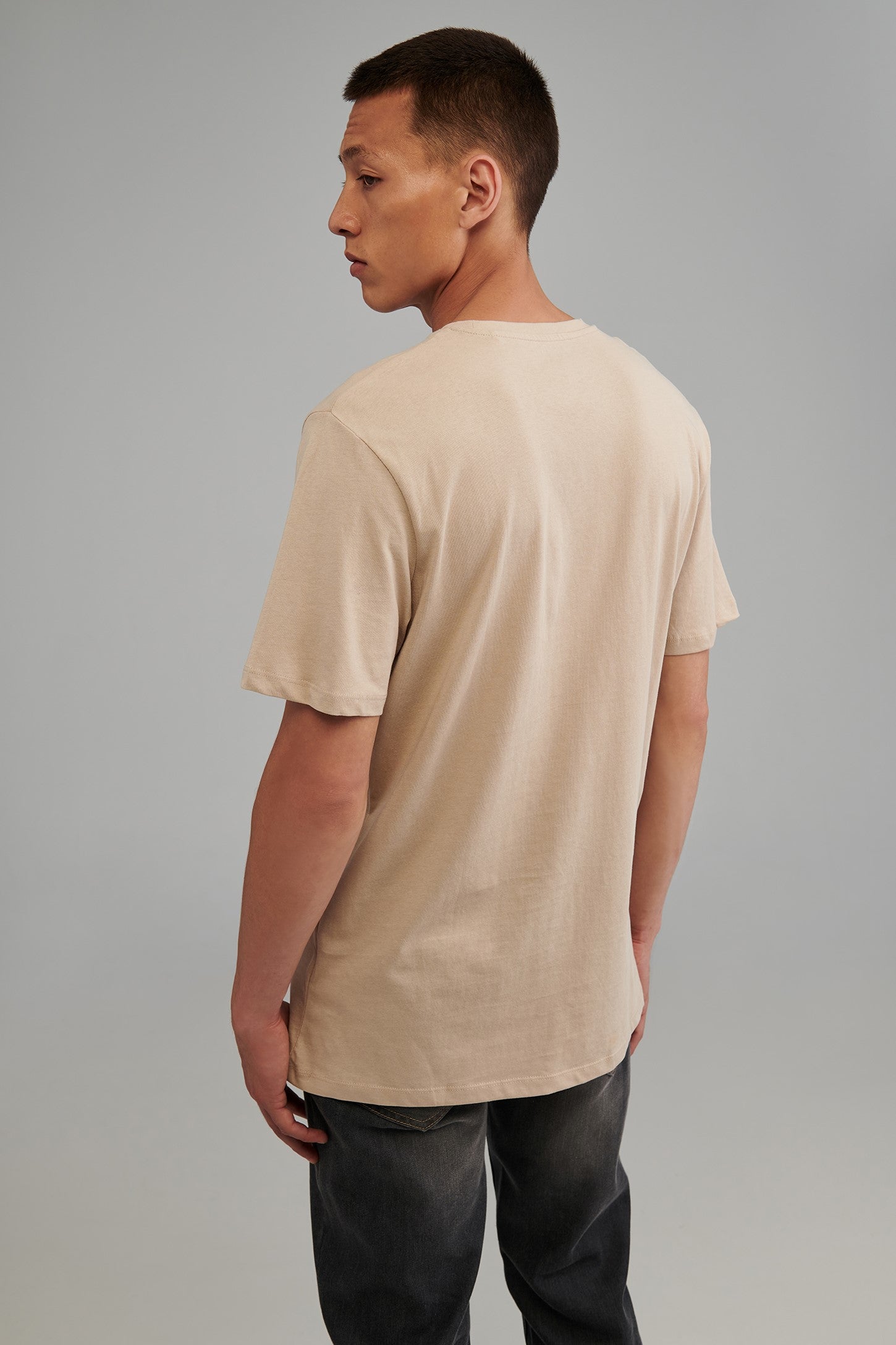 T-shirt imprimé en coton bio - Homme && SABLE