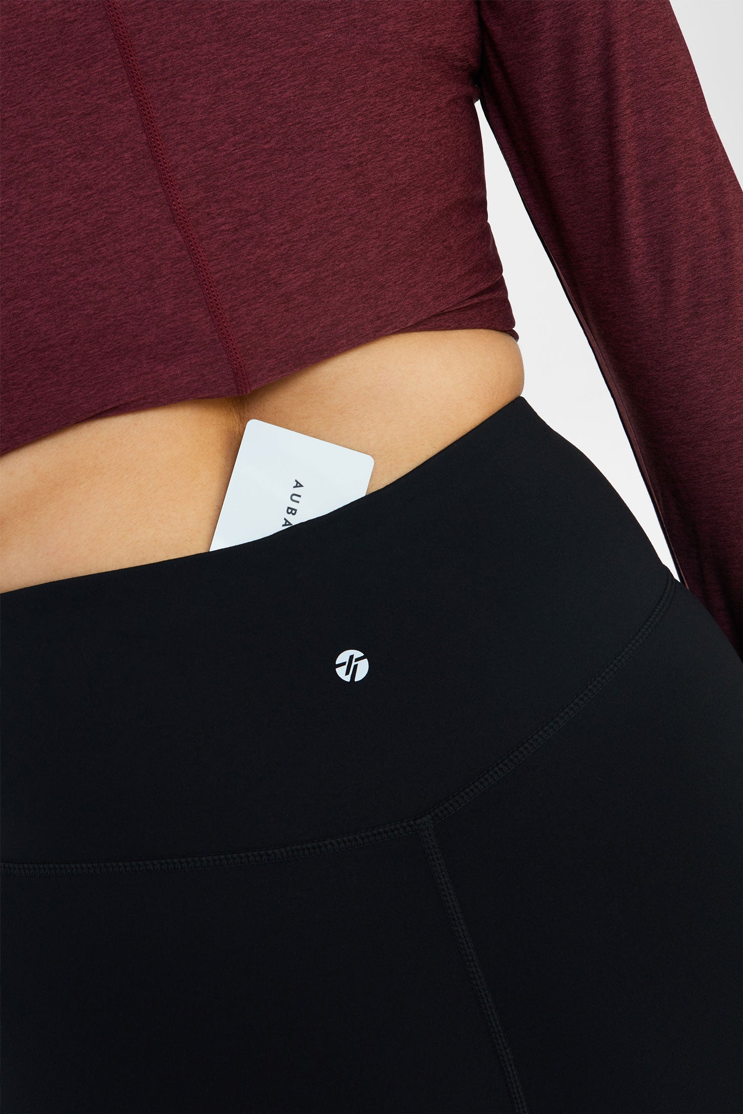 Cuissard athlétique taille haute 8'', Velvety - Femme && NOIR