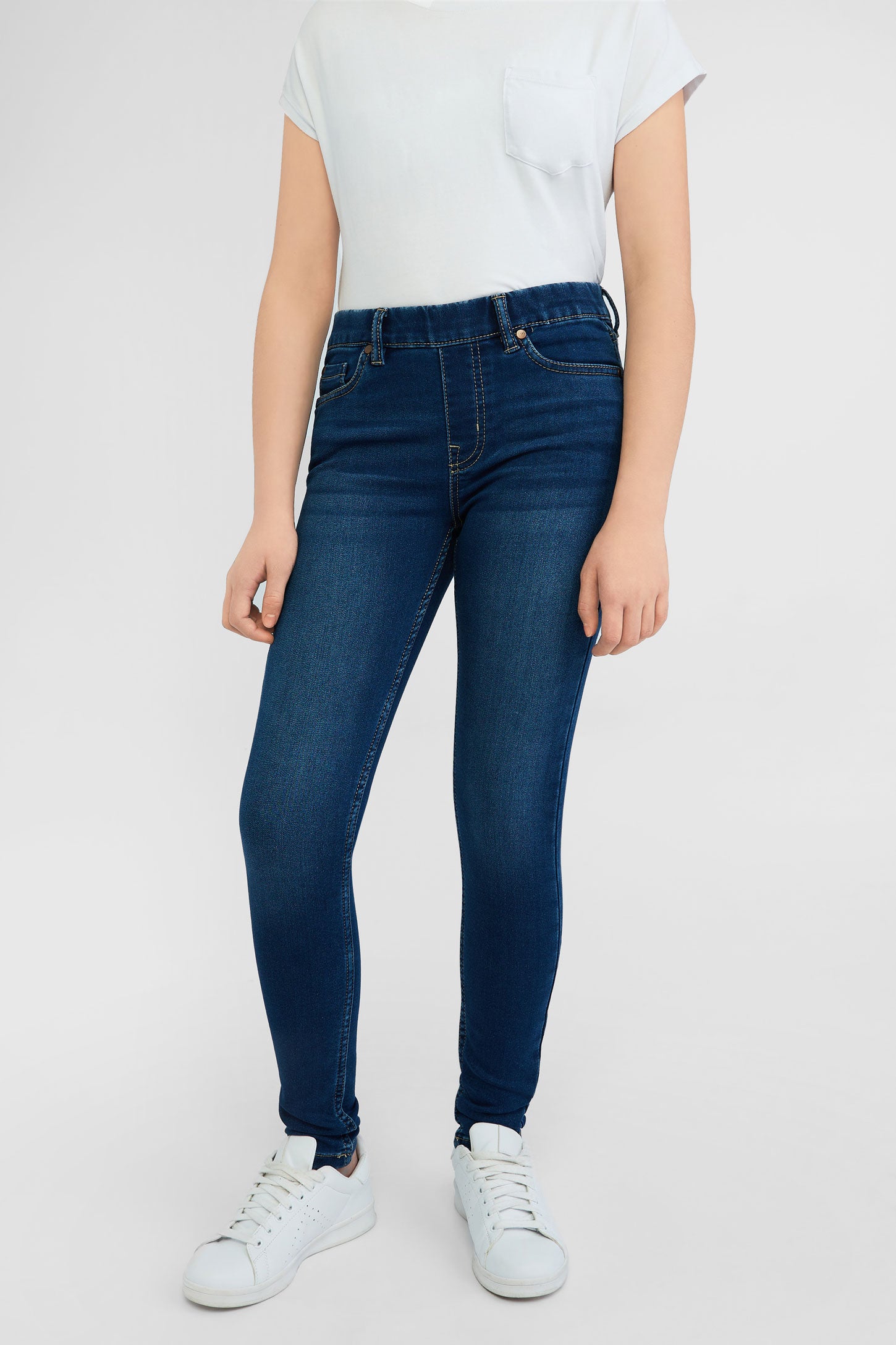 Jeans extensible - Ado fille && DENIM MOYEN