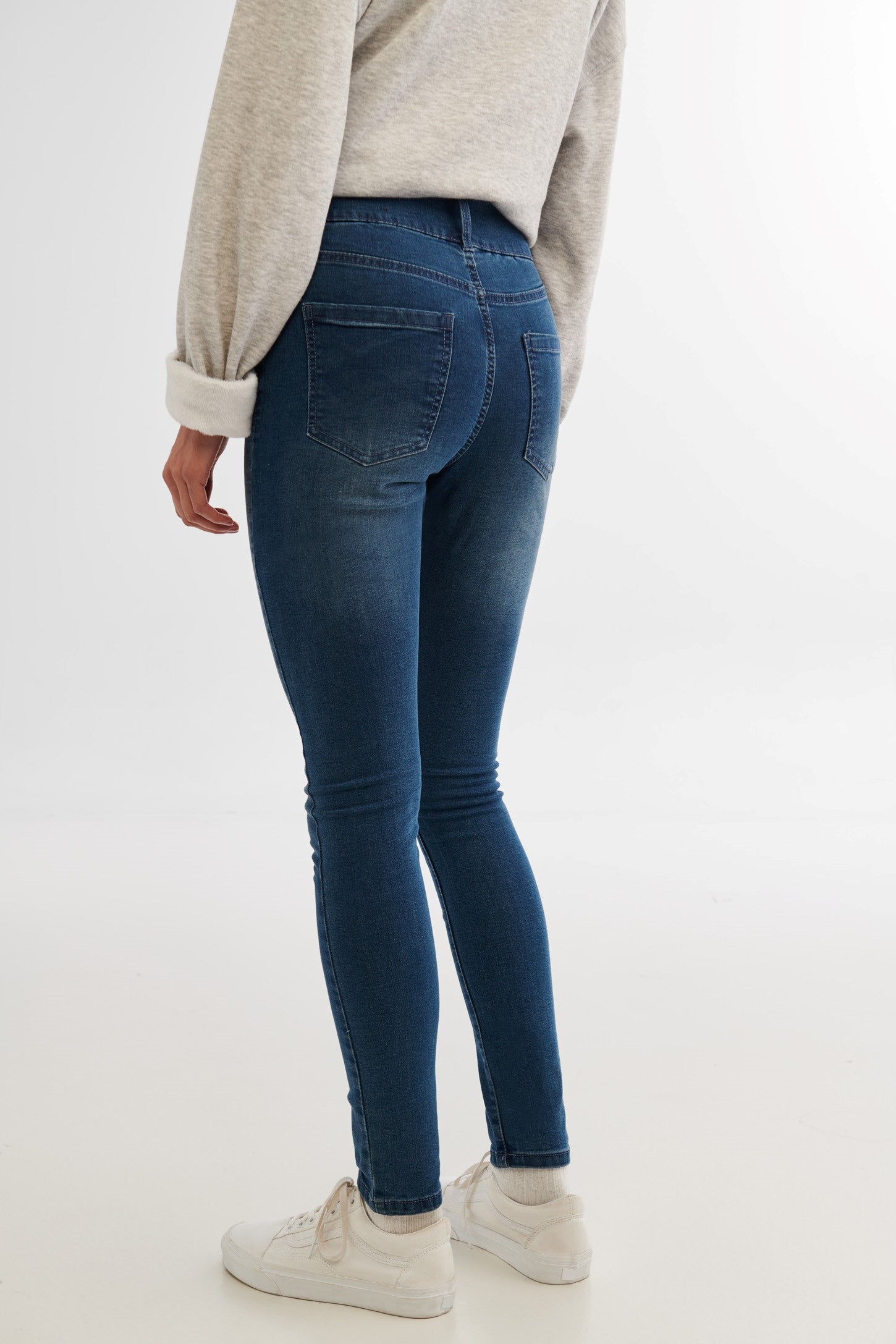 Jegging à enfiler - Femme && BLEU MOYEN