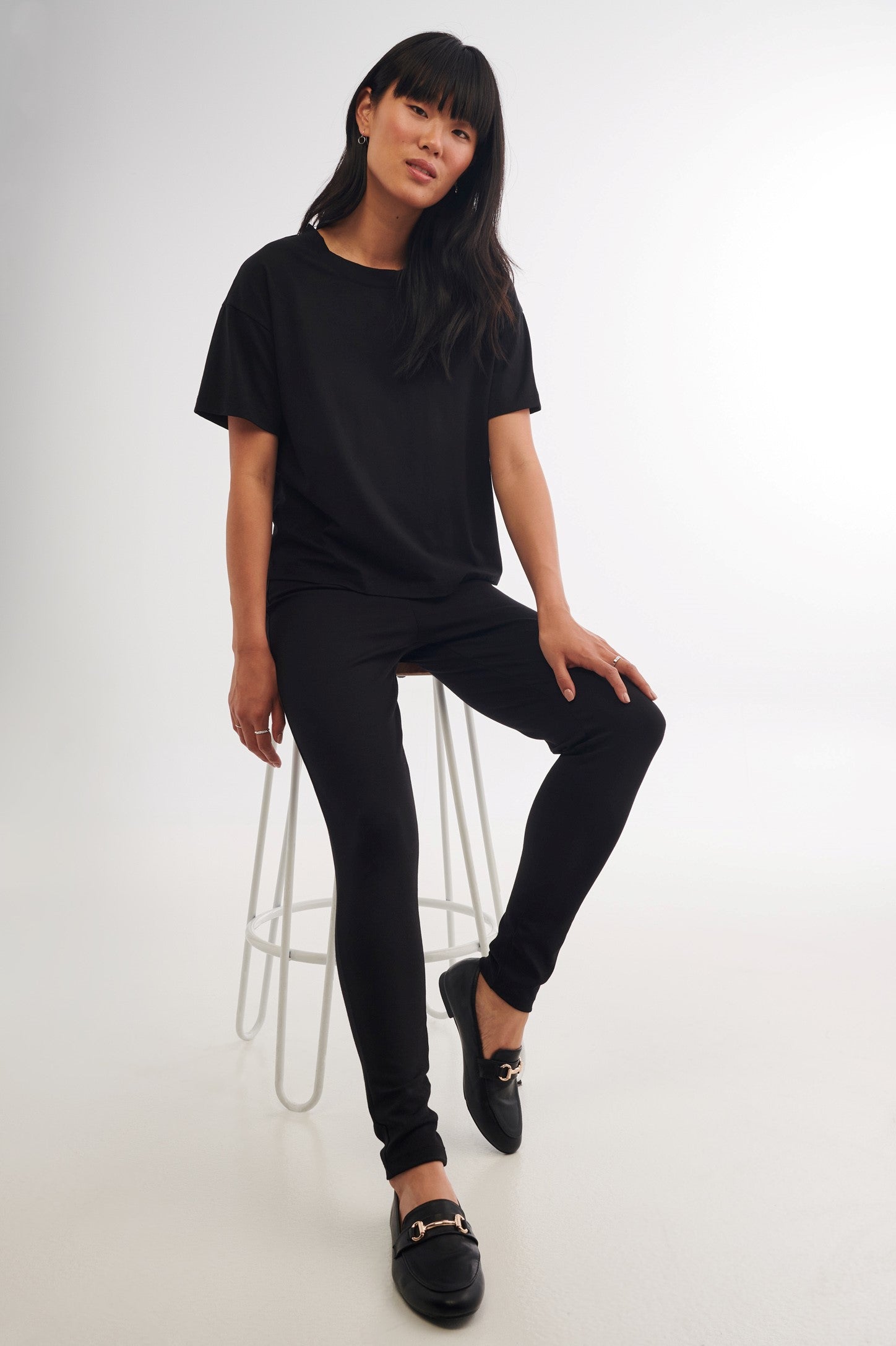 Pantalon extensible - Femme && NOIR