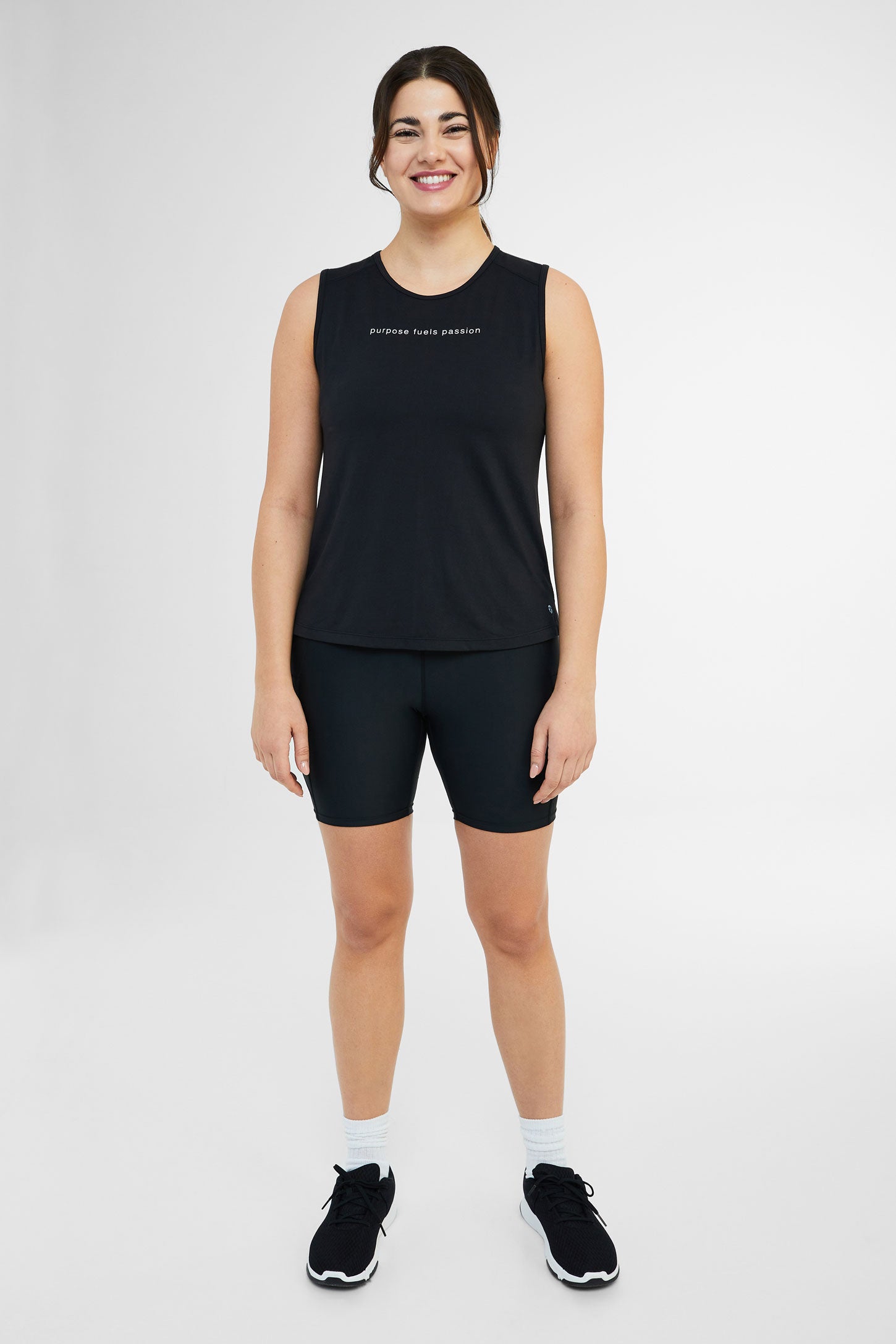 Camisole athlétique - Femme && NOIR
