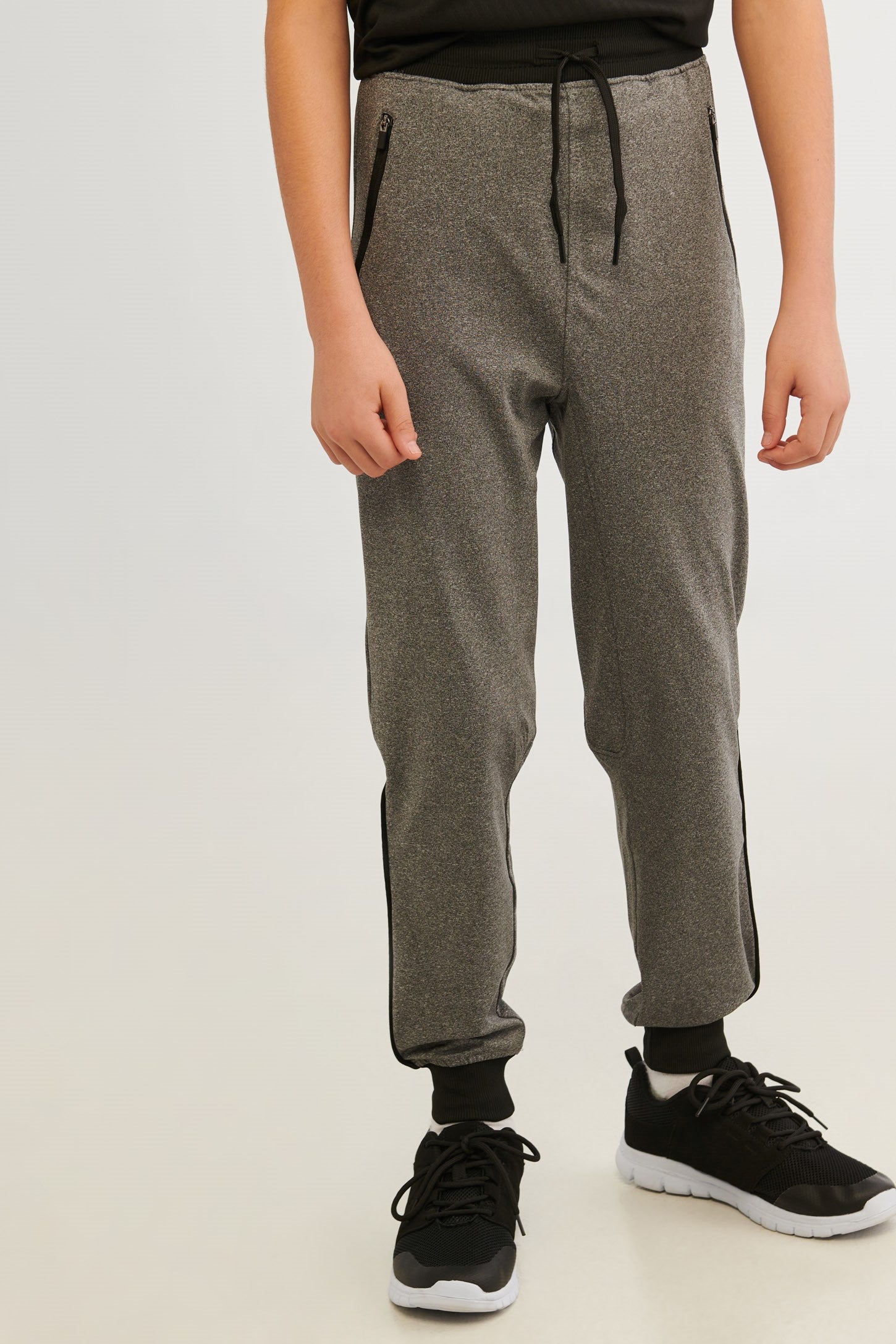 Pantalon jogger sportif - Ado garçon && CHARBON MIXTE