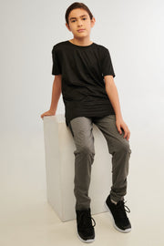 Pantalon sportif - Ado garçon && CHARBON MIXTE