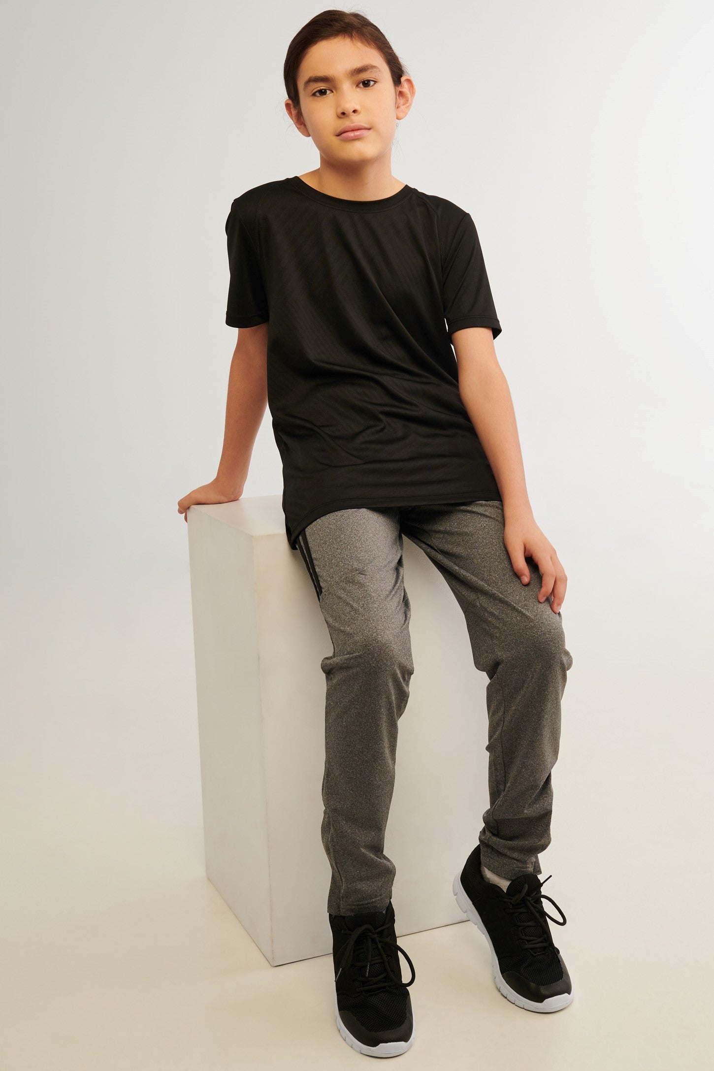 Pantalon sportif - Ado garçon && CHARBON MIXTE