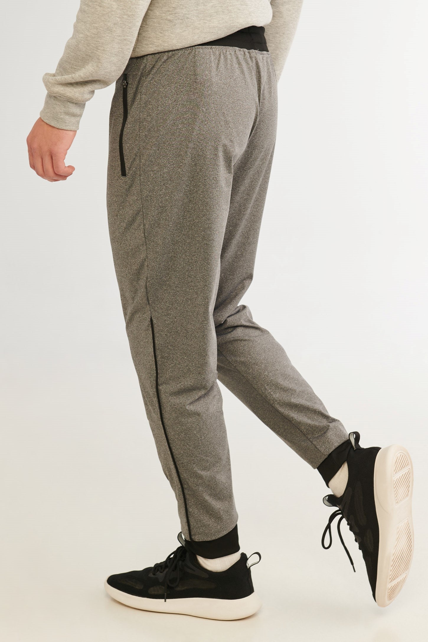 Pantalon jogger sportif - Homme && CHARBON MIXTE