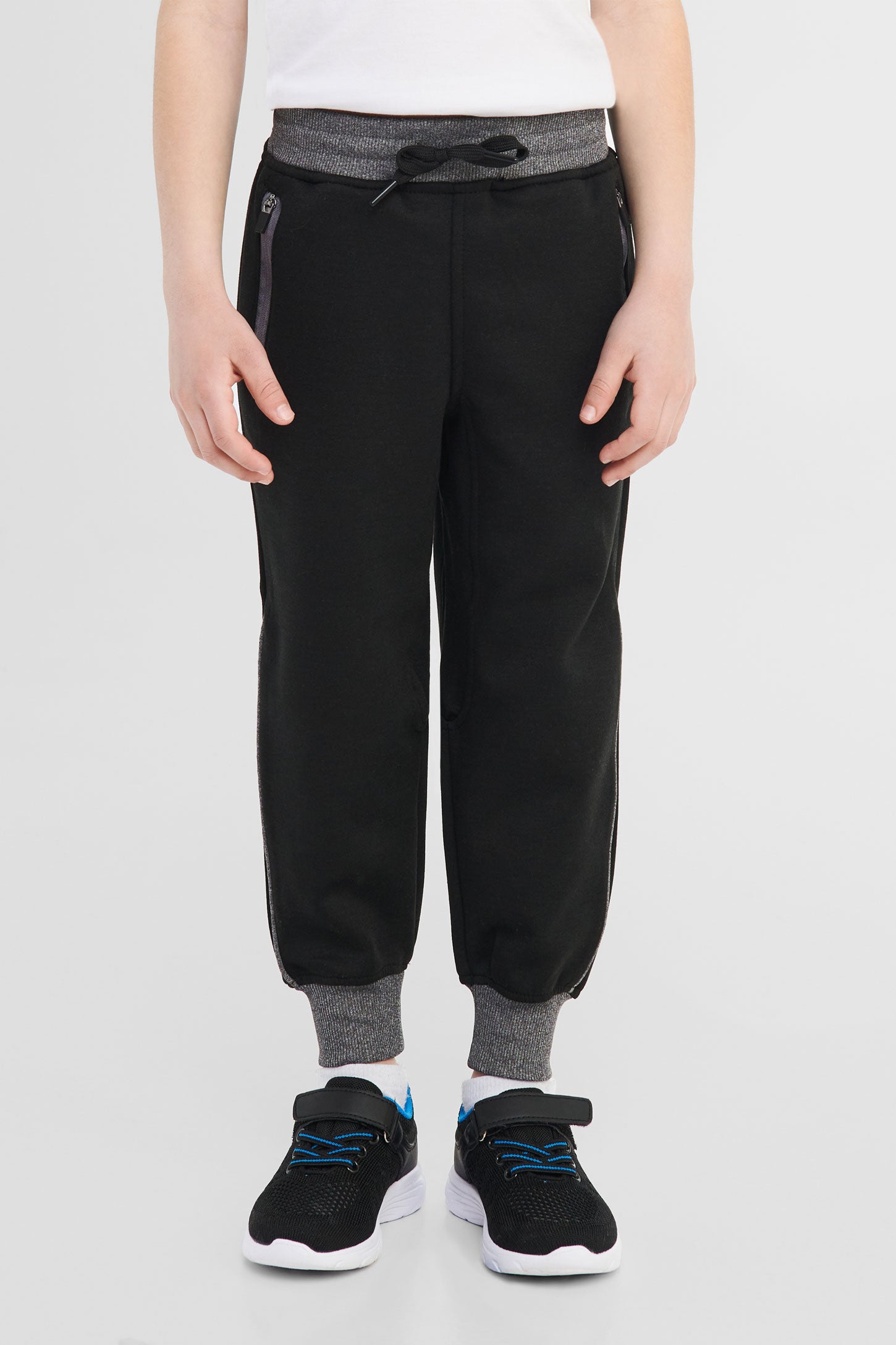 Pantalon jogger - Enfant garçon && NOIR