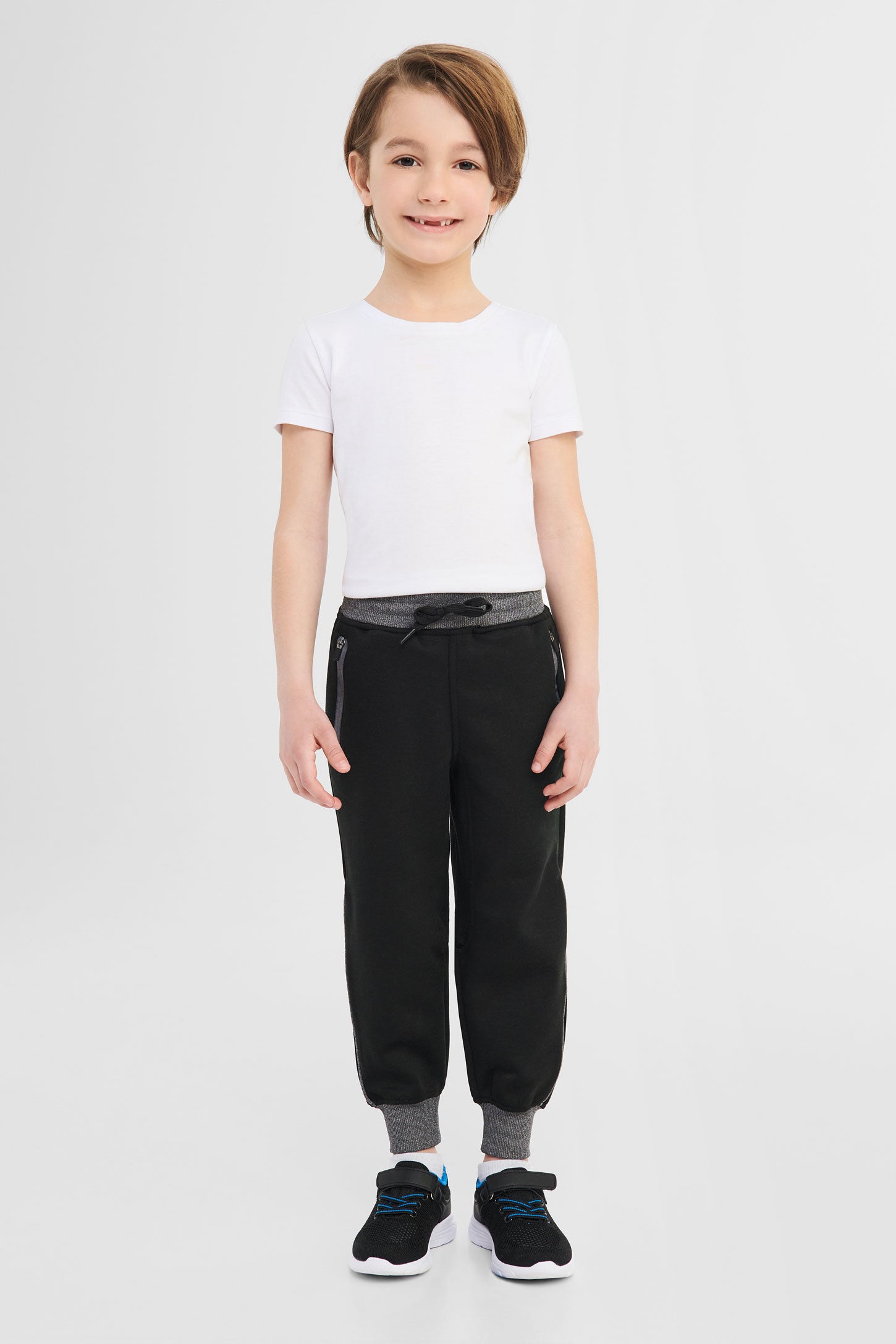 Pantalon jogger - Enfant garçon && NOIR
