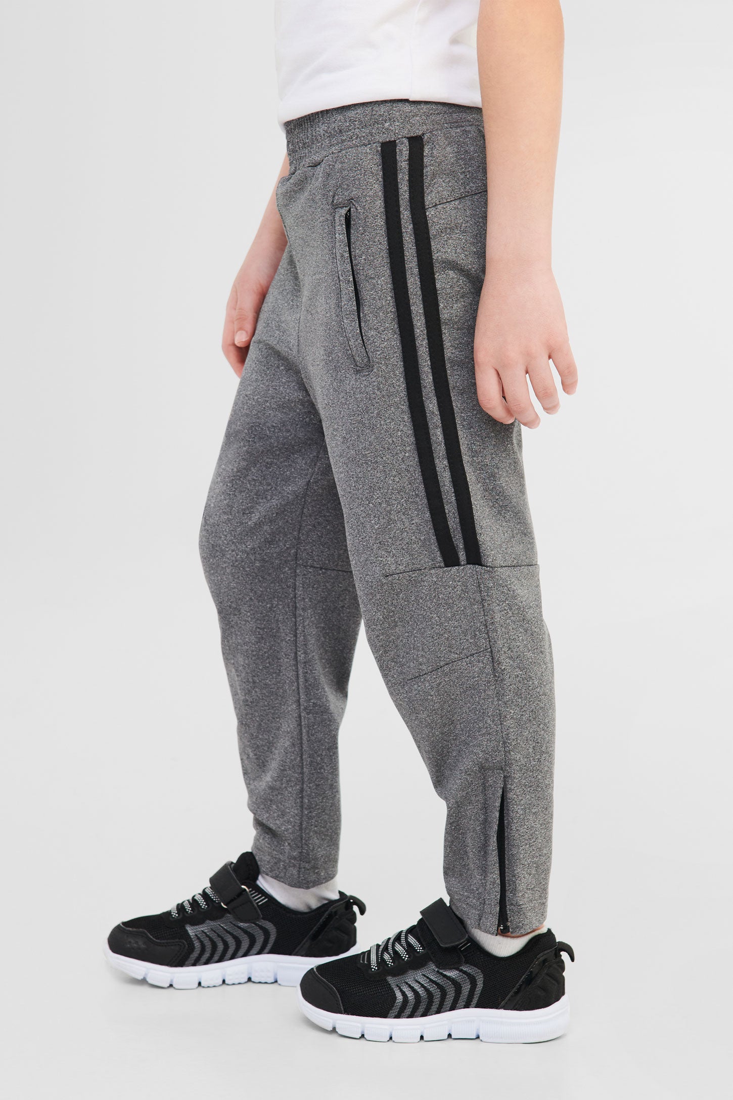 Pantalon jogger sportif - Enfant garçon && CHARBON MIXTE