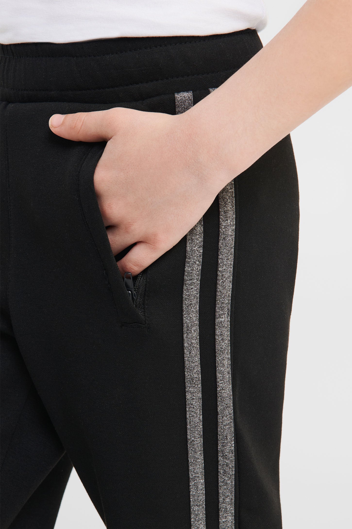Pantalon jogger sportif - Enfant garçon && NOIR