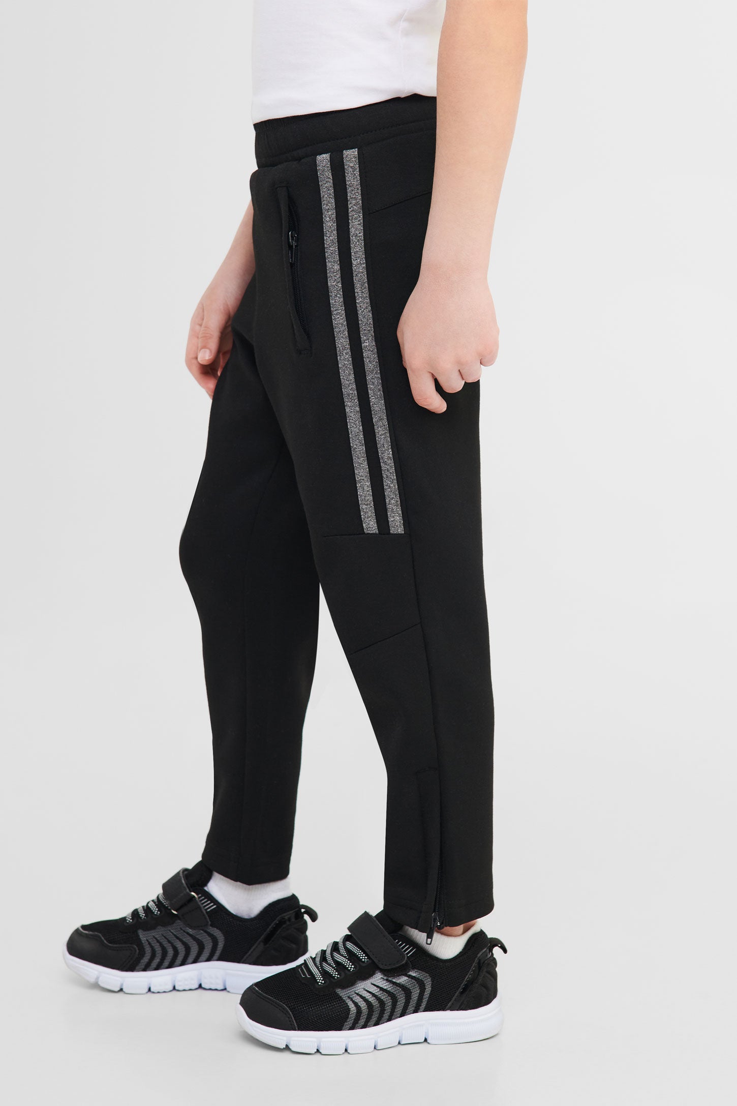 Pantalon jogger sportif - Enfant garçon && NOIR