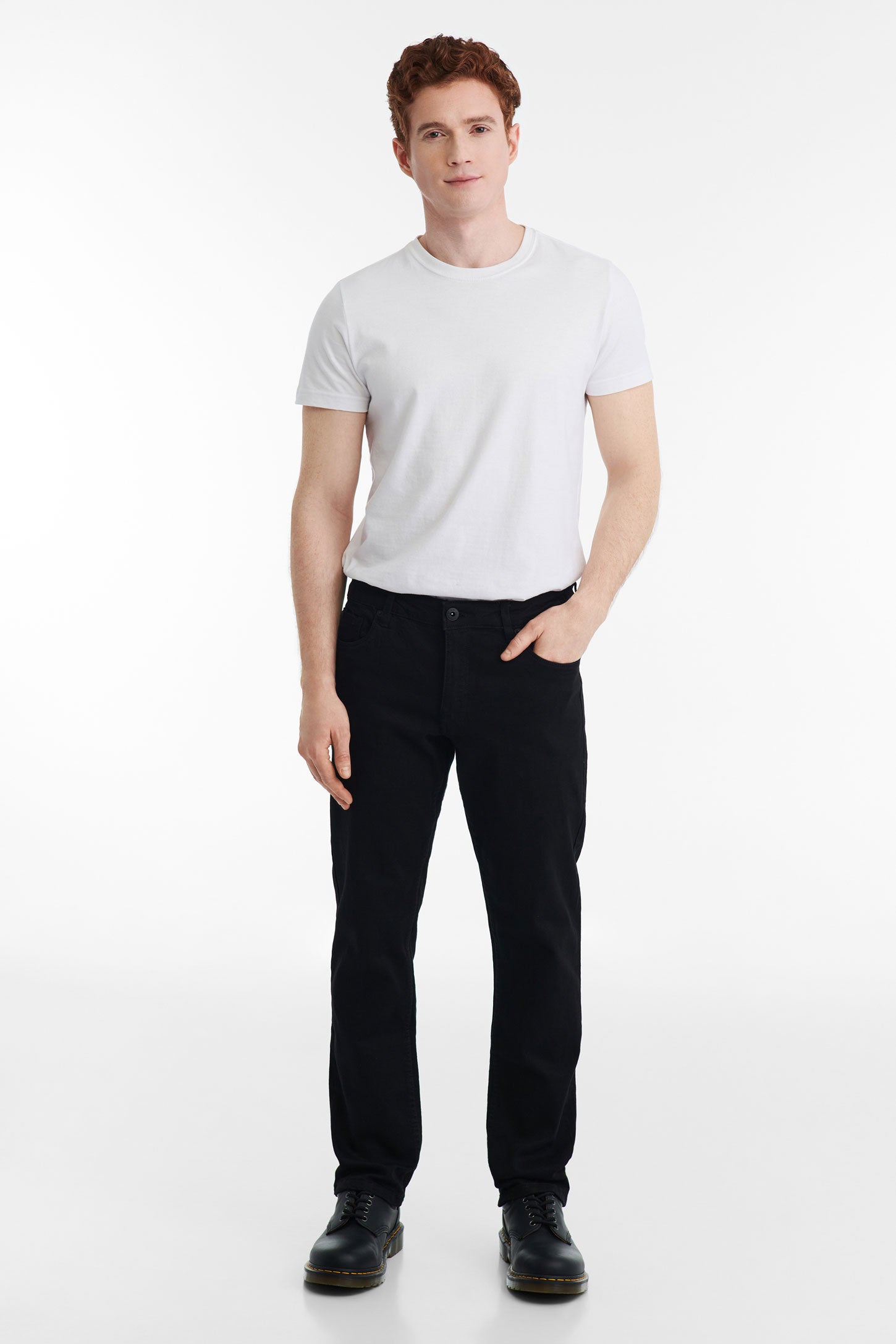 Jeans en coton bio - Homme && NOIR