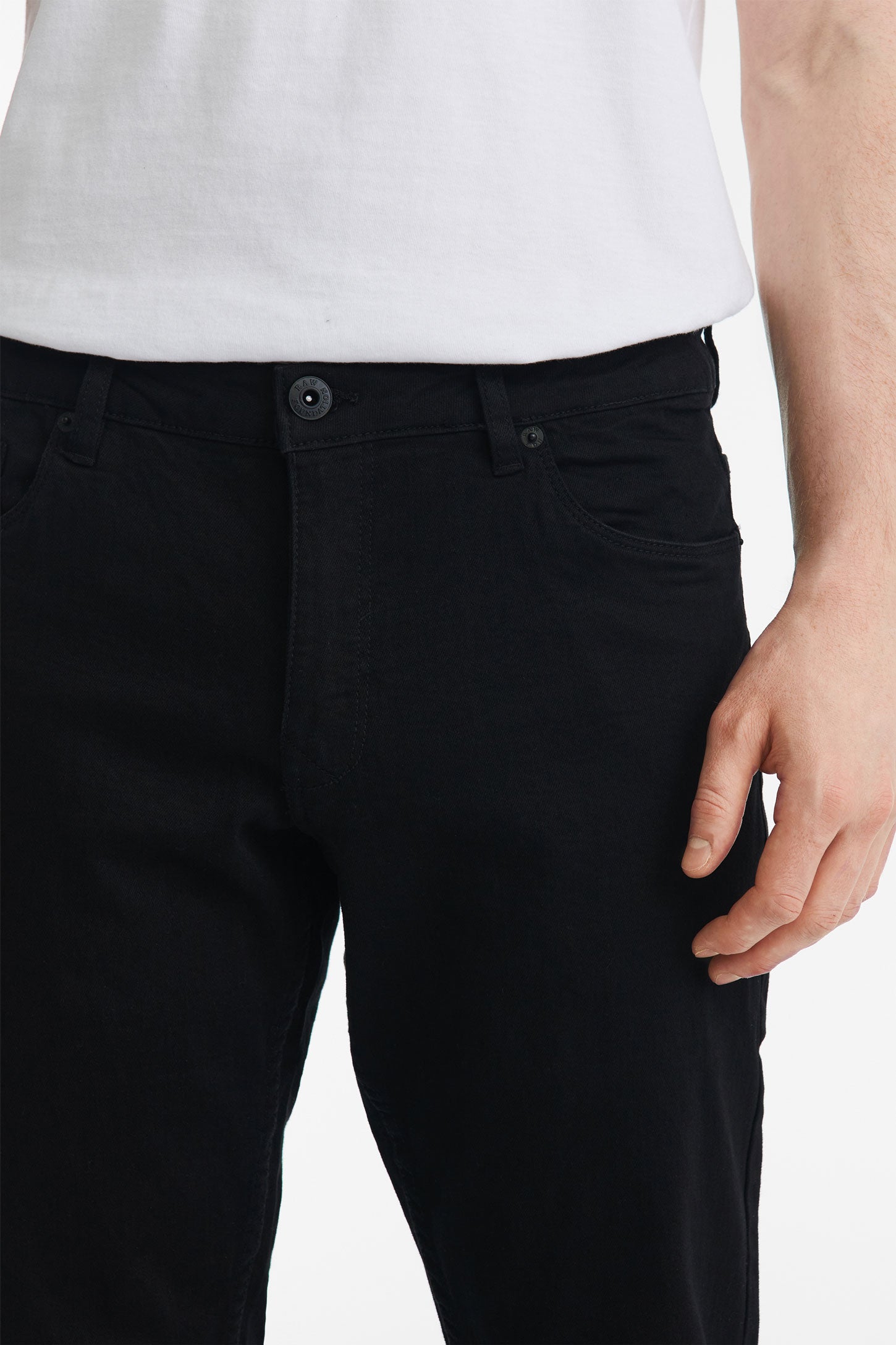 Jeans en coton bio - Homme && NOIR