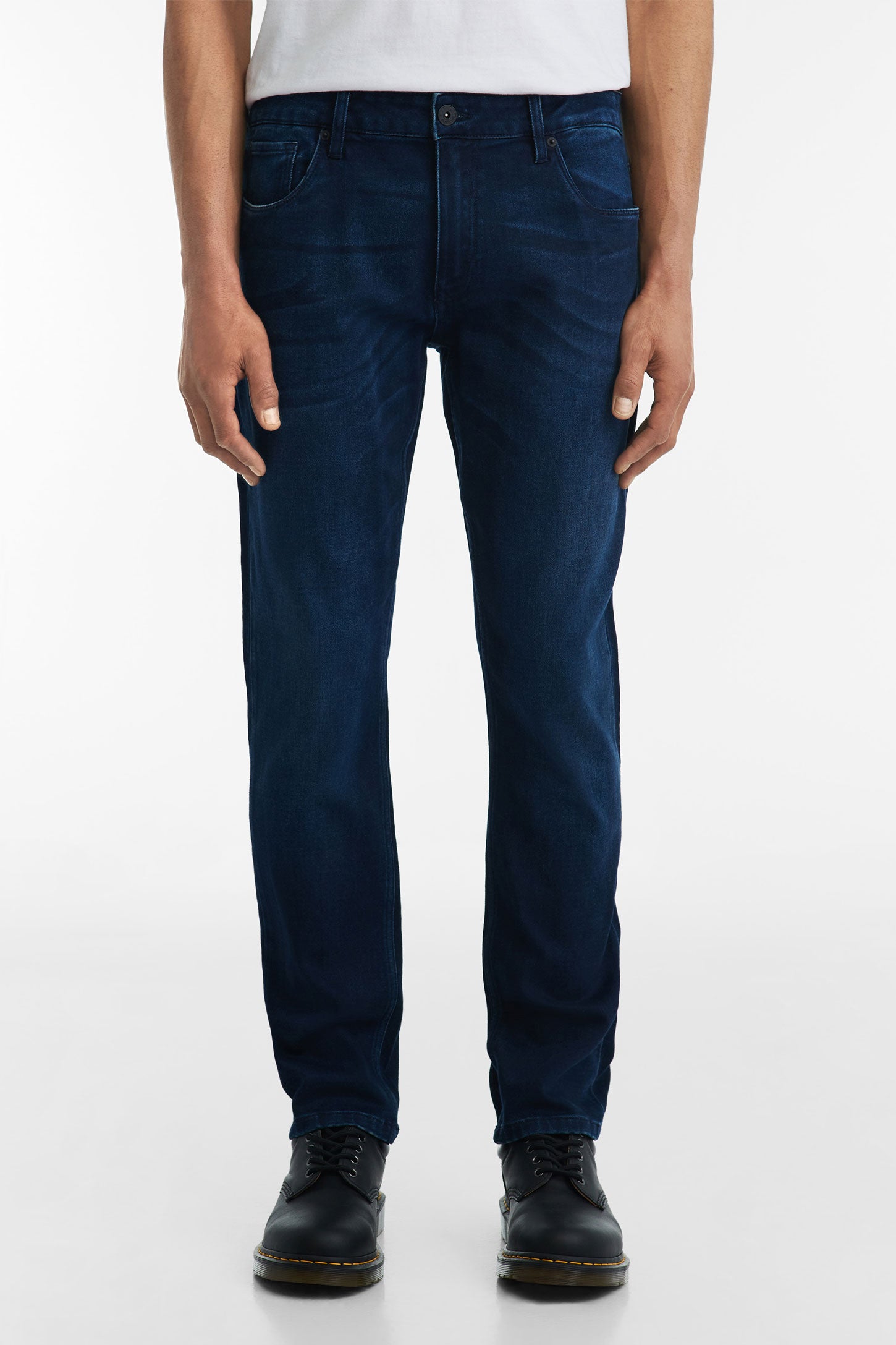 Jeans coupe régulière - Homme && INDIGO