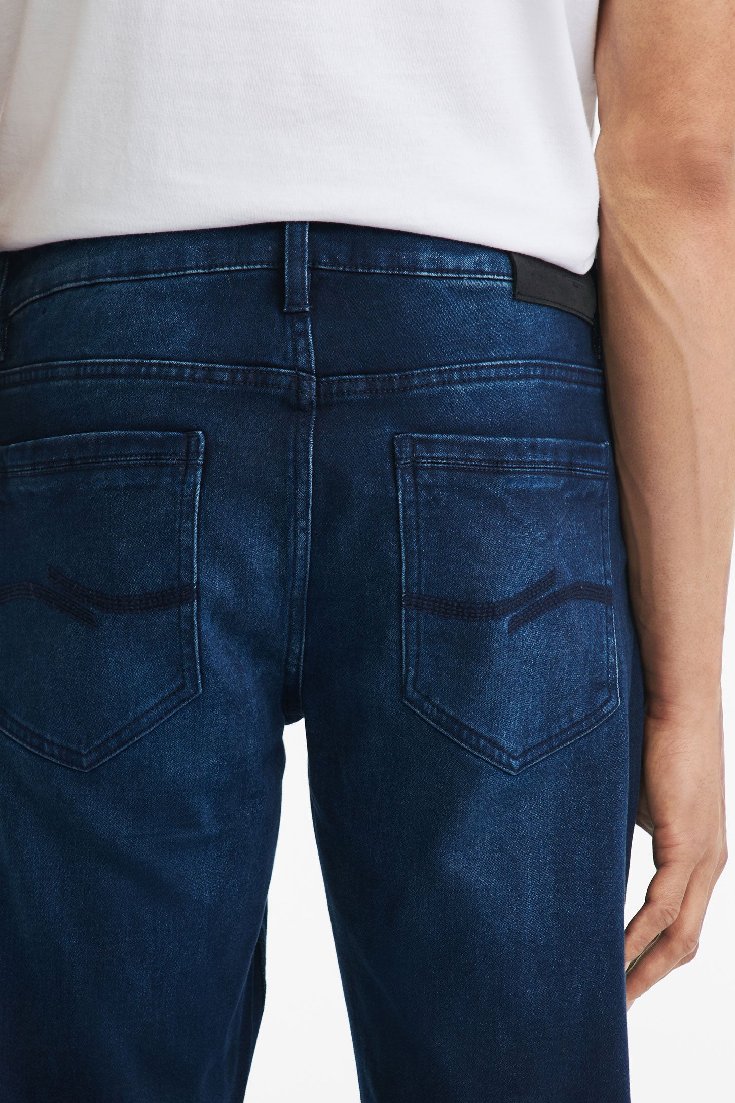 Jeans coupe régulière - Homme && INDIGO