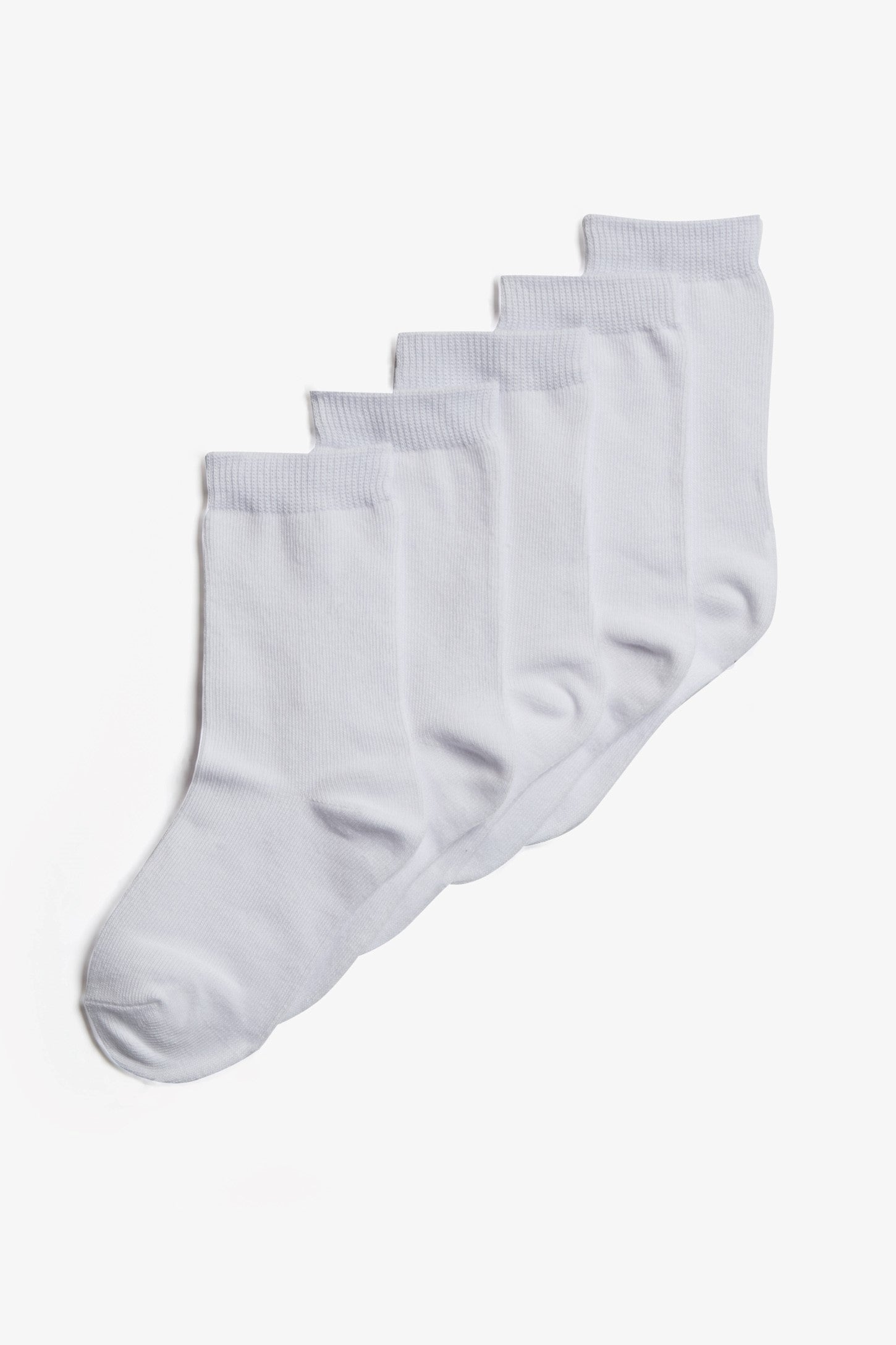 Lot de 5 paires de bas - Enfant garçon && BLANC