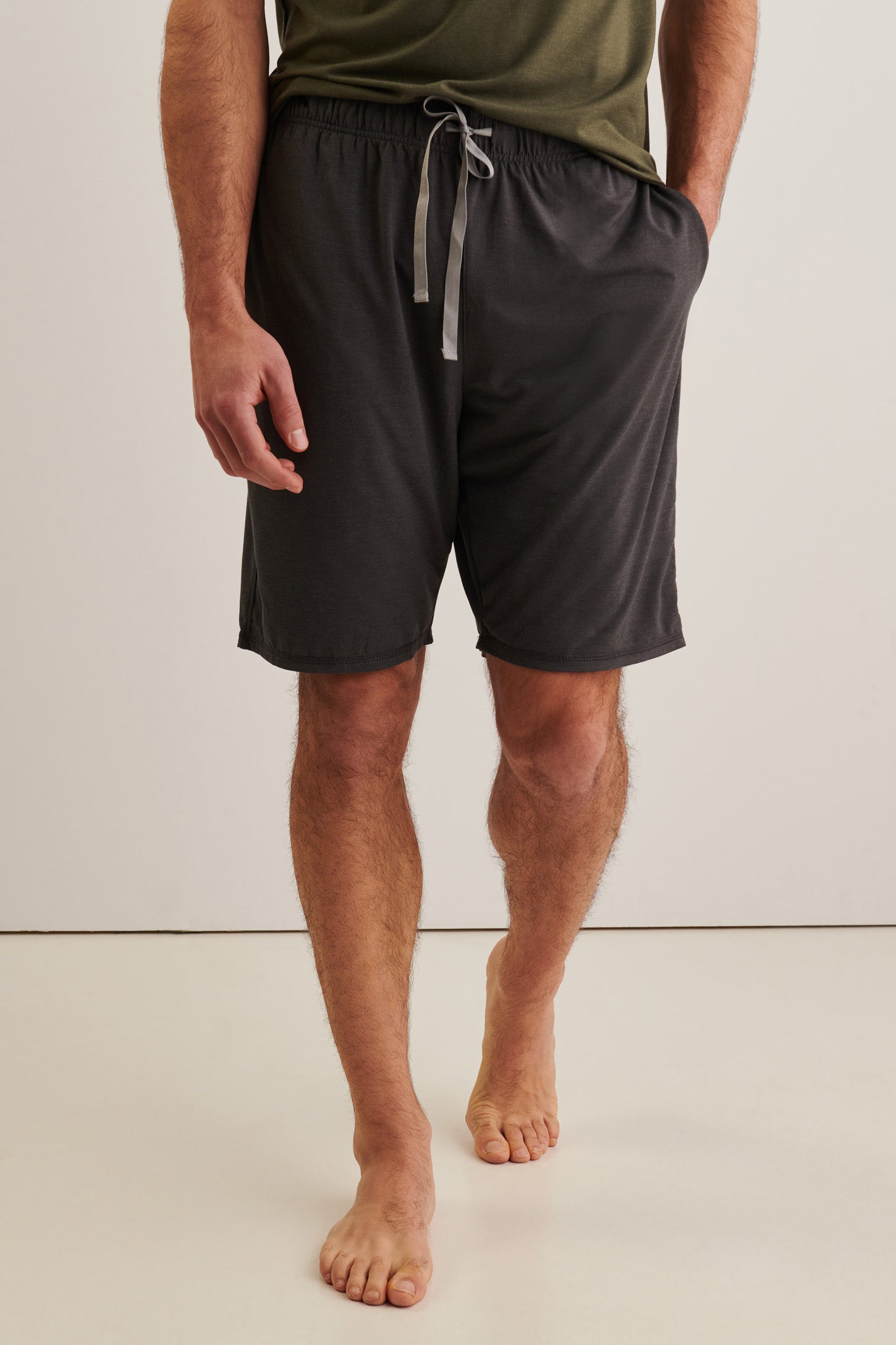 Short détente BM, modal - Homme && CHARBON MIXTE