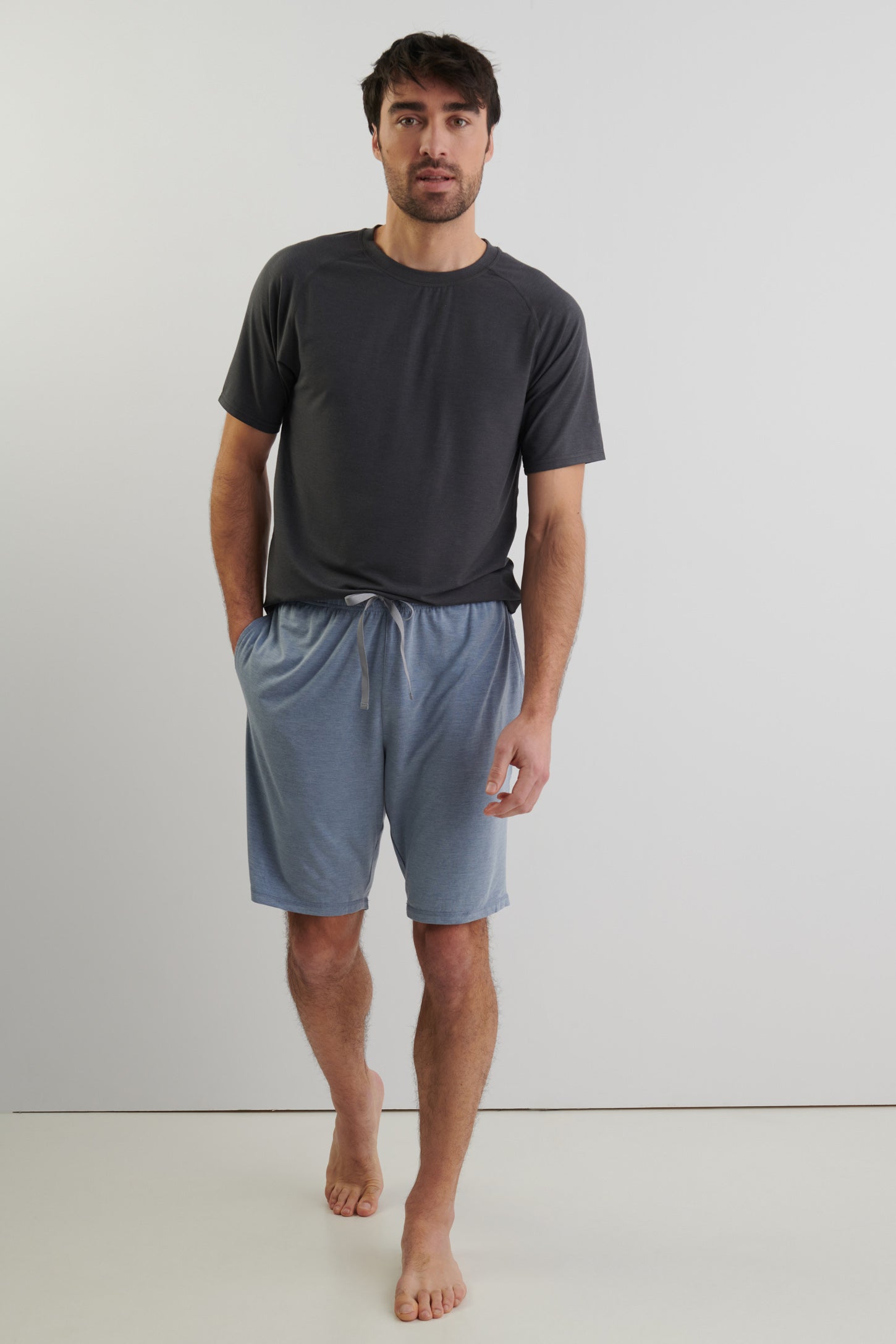 Short détente BM, modal - Homme && BLEU MIXTE