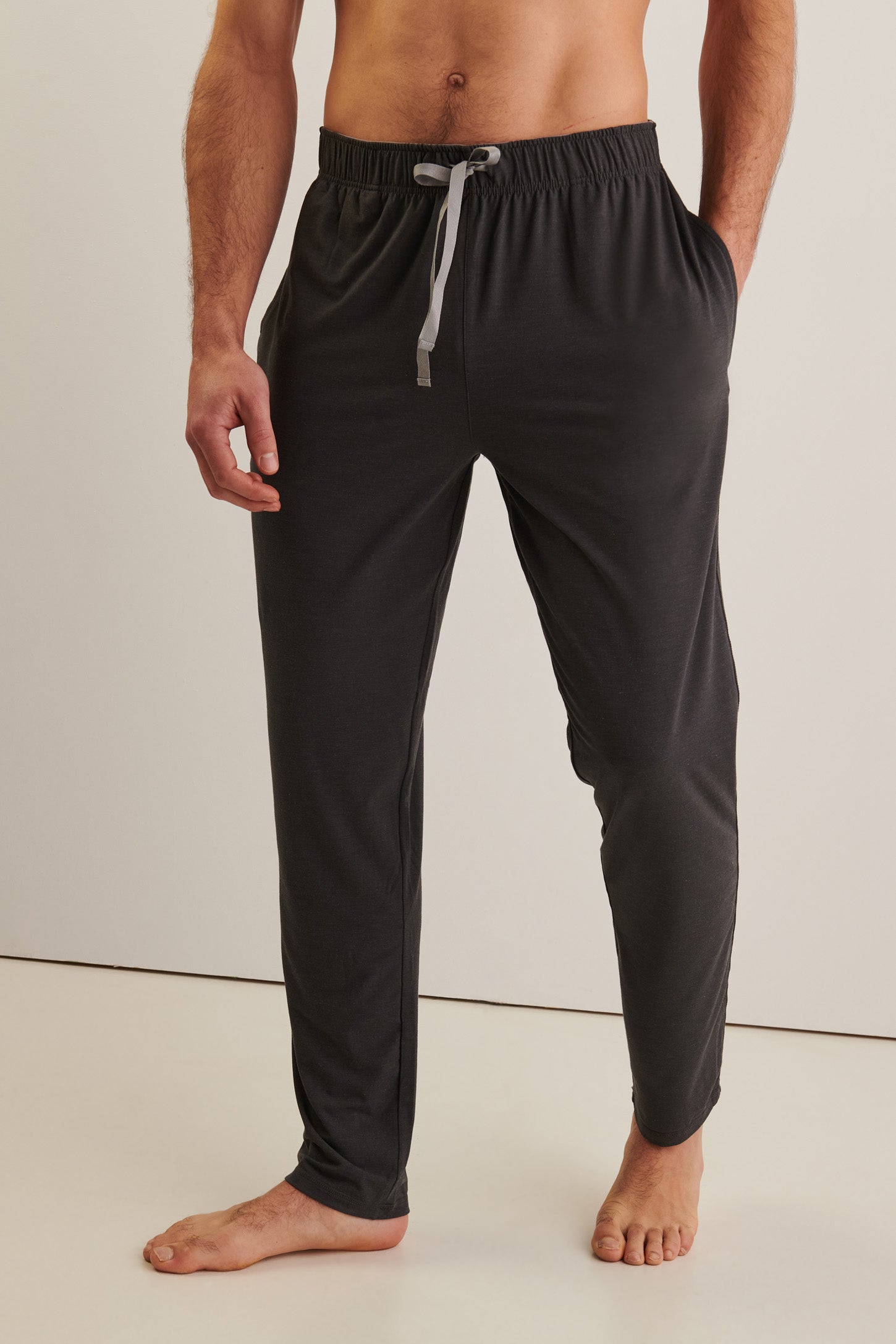 Pantalon détente à enfiler BM - Homme && CHARBON MIXTE