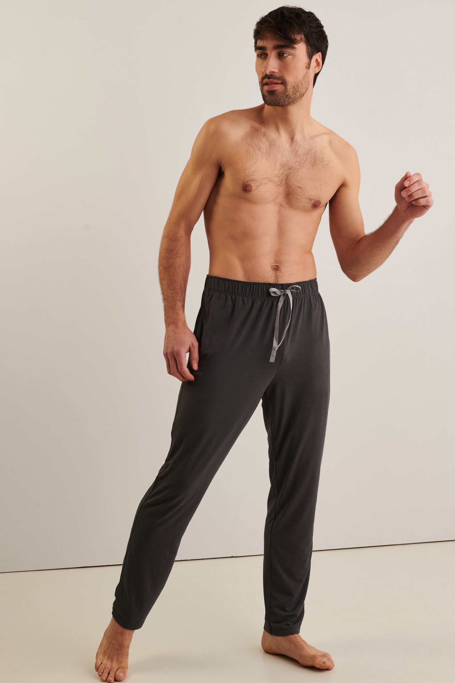 Pantalon détente à enfiler BM - Homme && CHARBON MIXTE