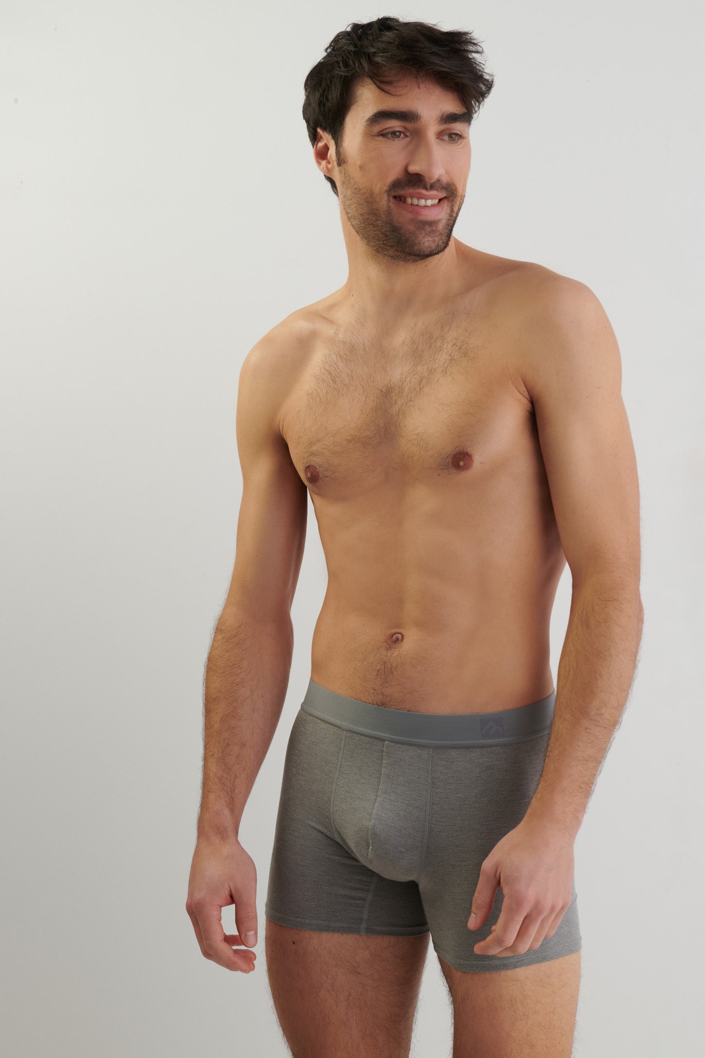Caleçon en modal BM - Homme && GRIS MIXTE