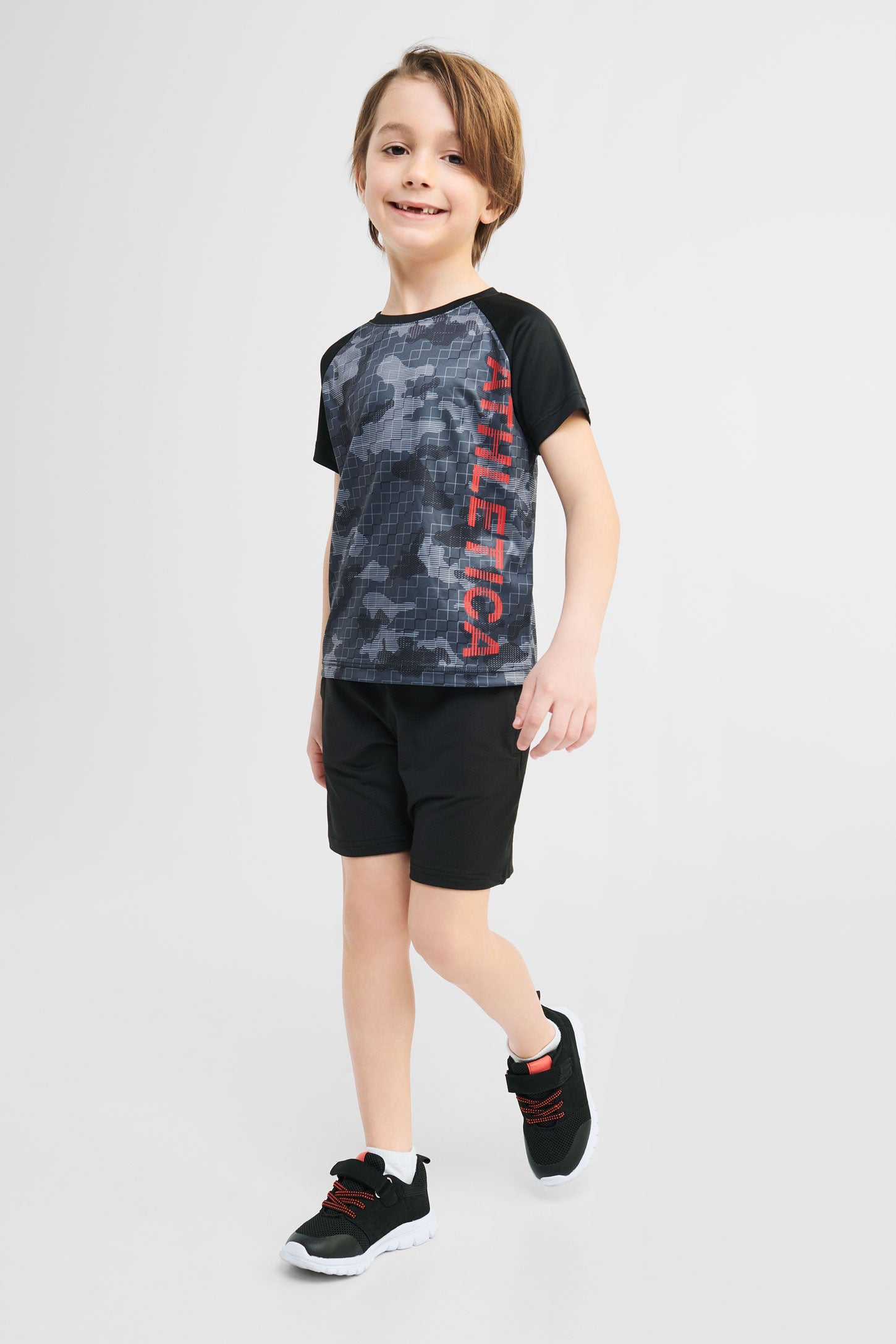 Short sportif - Enfant garçon && NOIR