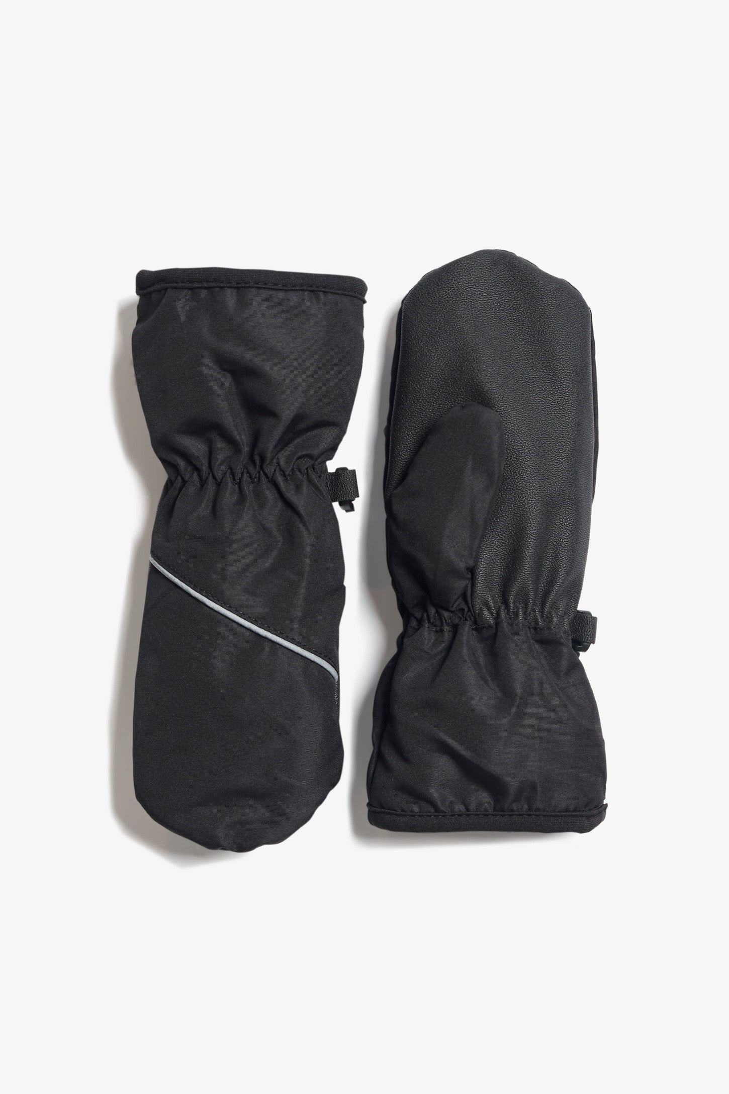 Mitaines mi-saison doublées sherpa - Enfant && NOIR