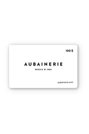 Carte-cadeau 100$ - Valide en magasin seulement && BLANC