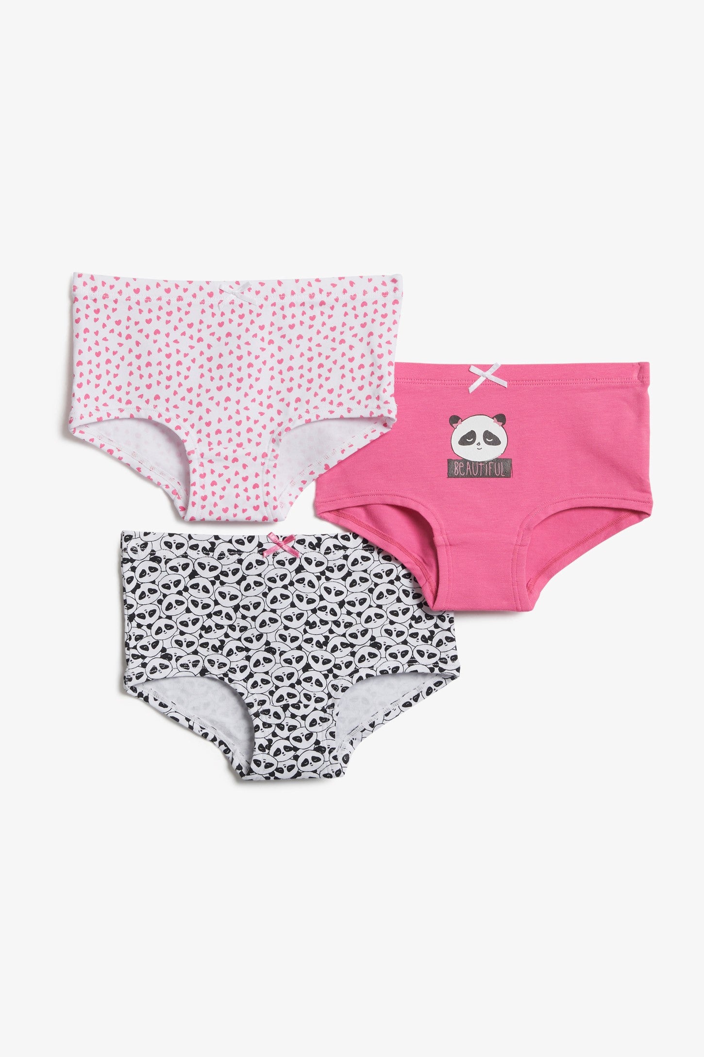 Culotte femme en pur coton bio équitable - rose foncé ou noir