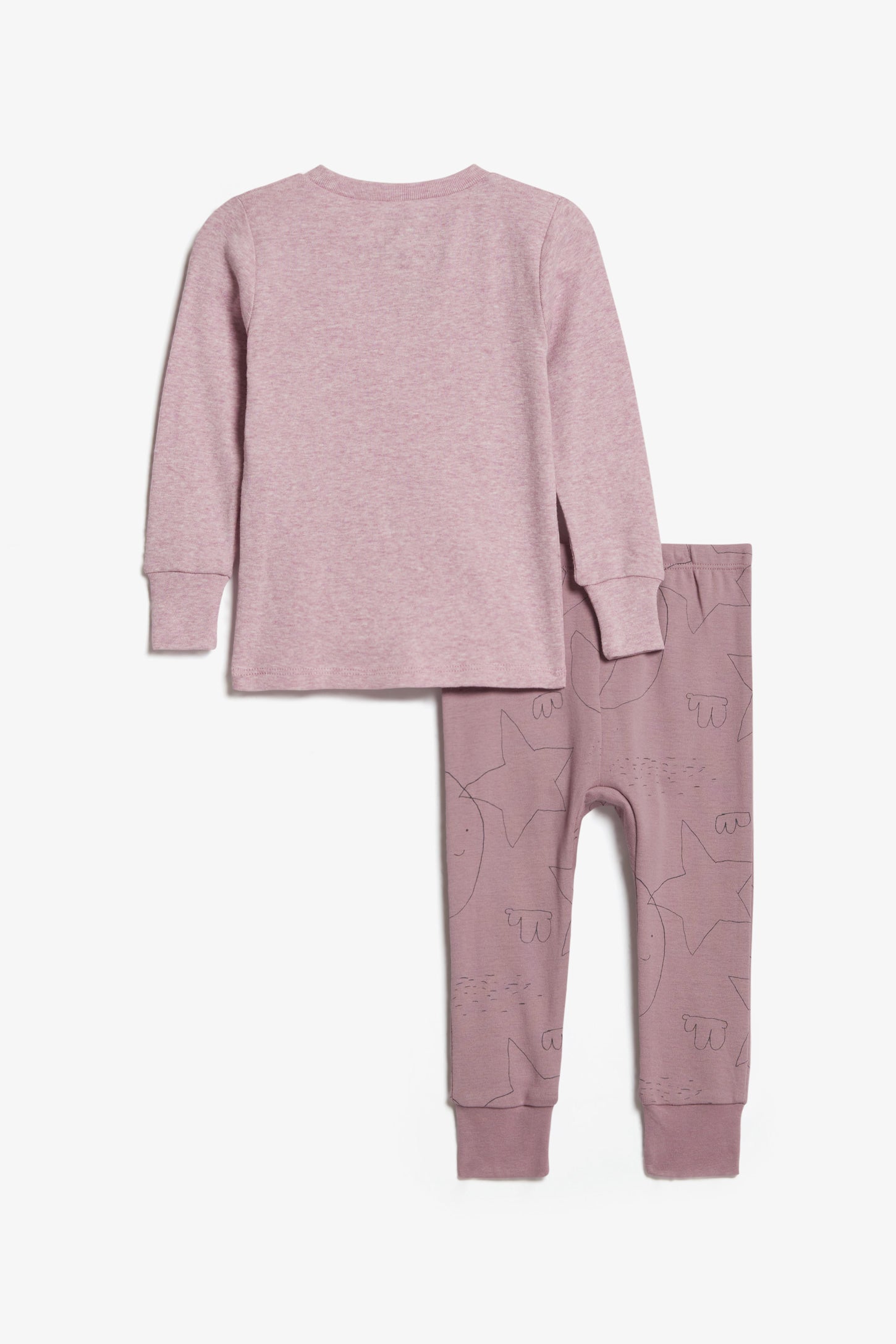 Pyjama 2-pièces en coton bio, 2T-3T - Bébé && ROSE