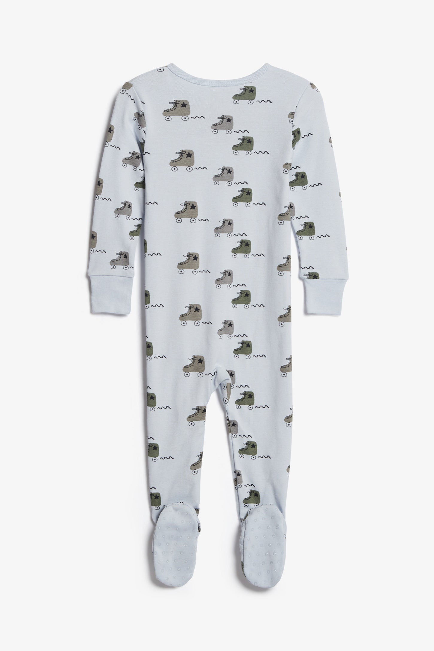 Pyjama 1-pièce en coton bio - Bébé && BLEU