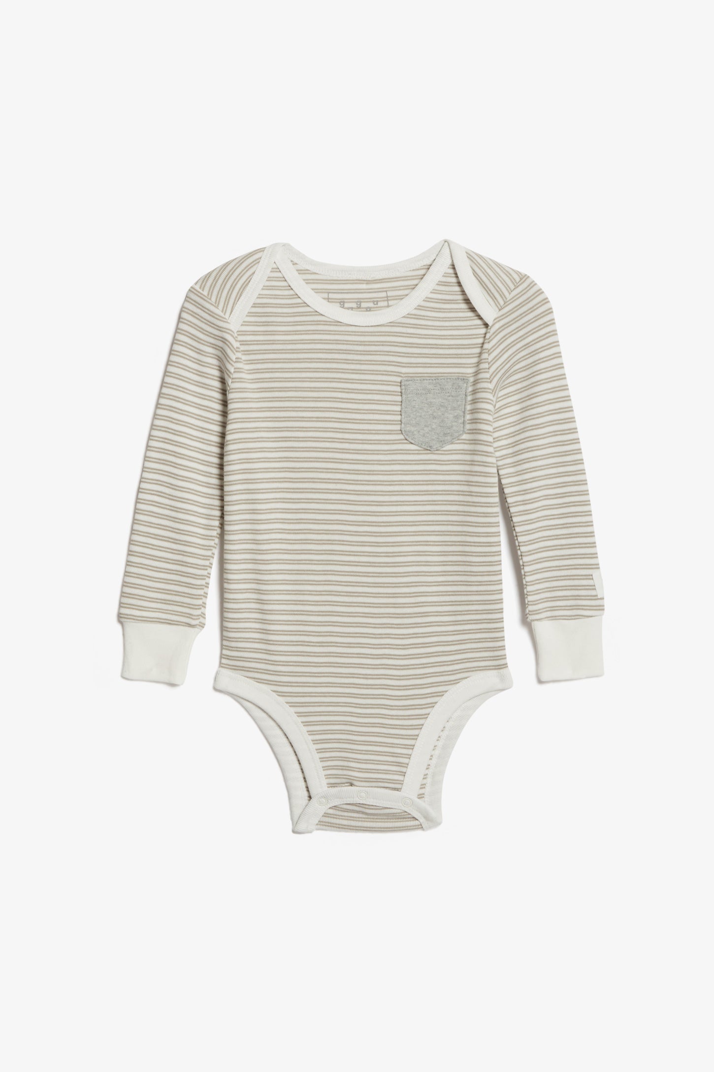 Cache-couche manches longue en coton bio - Bébé && BEIGE