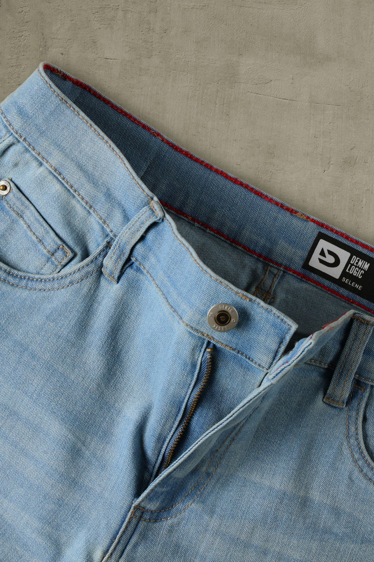 Jeans jambe droite - Femme && DENIM PALE