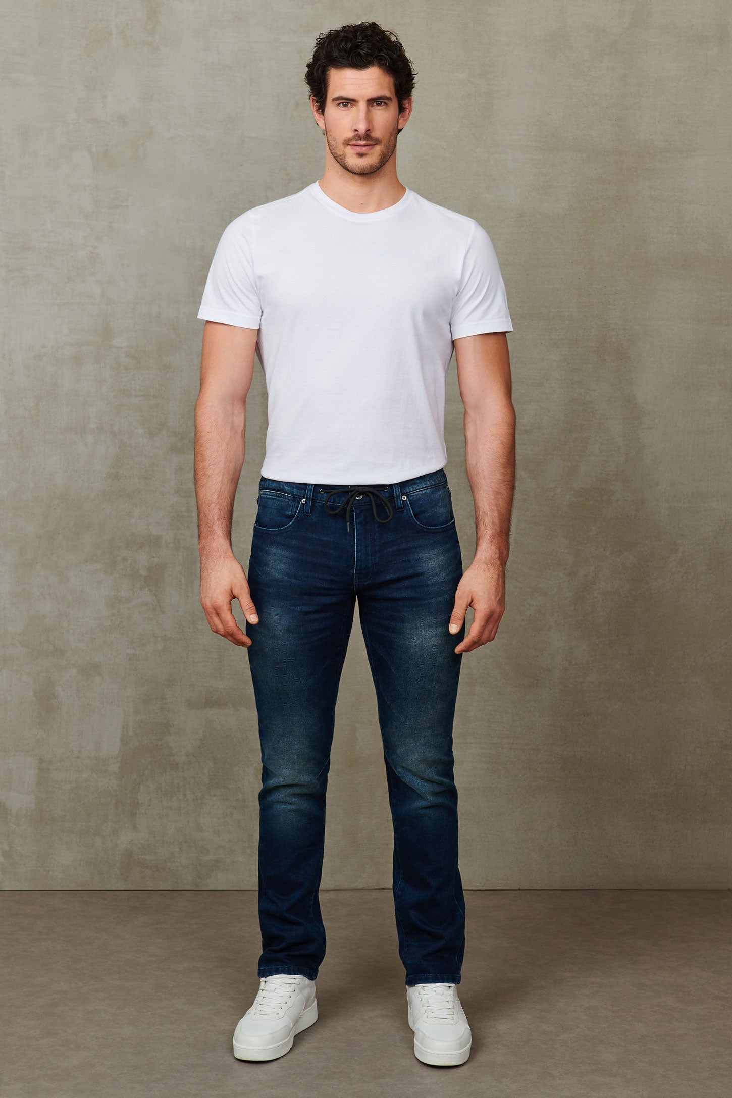 Jeans jambe étroite - Homme && INDIGO