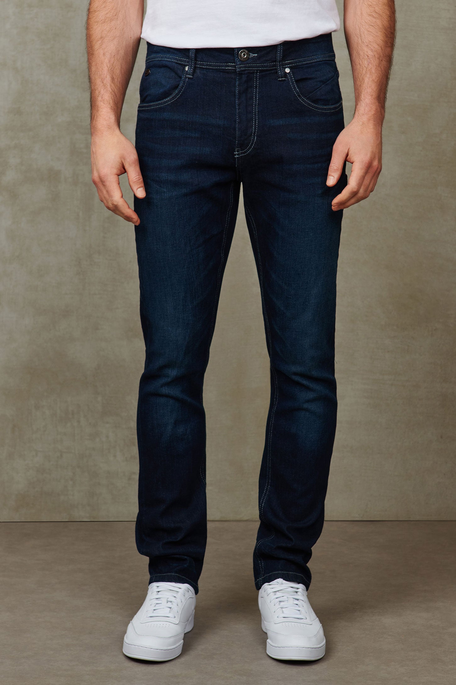 Jeans jambe étroite 30'' - Homme && INDIGO