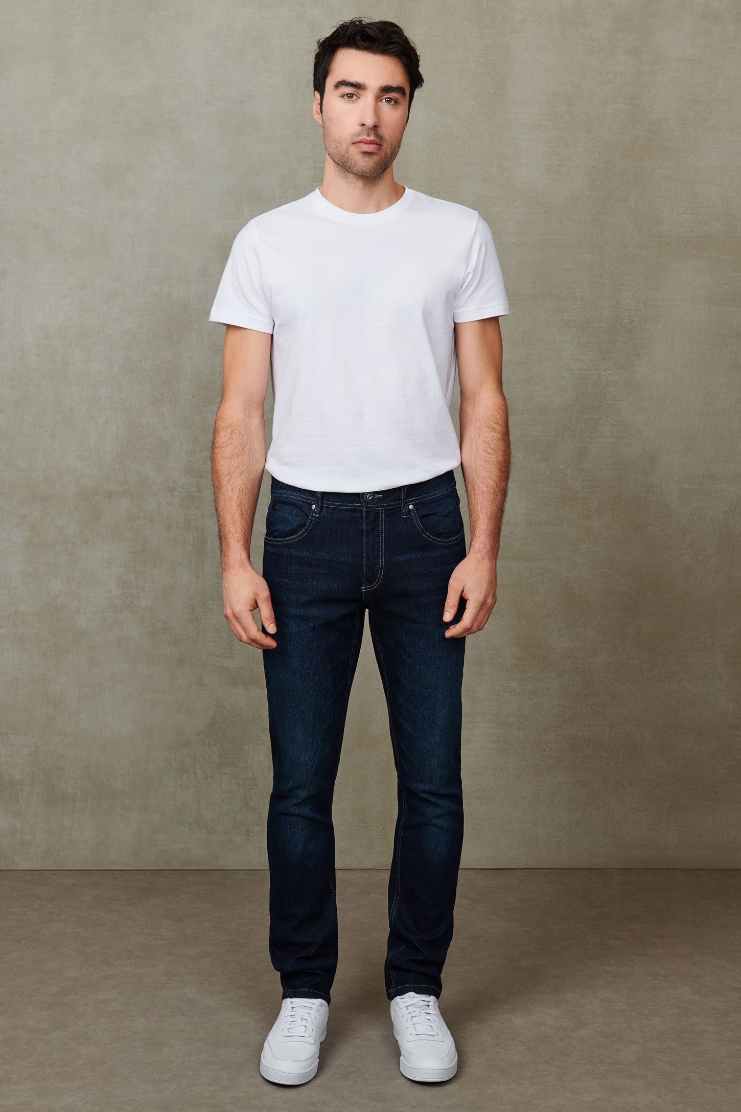 Jeans jambe étroite 32'' - Homme && INDIGO